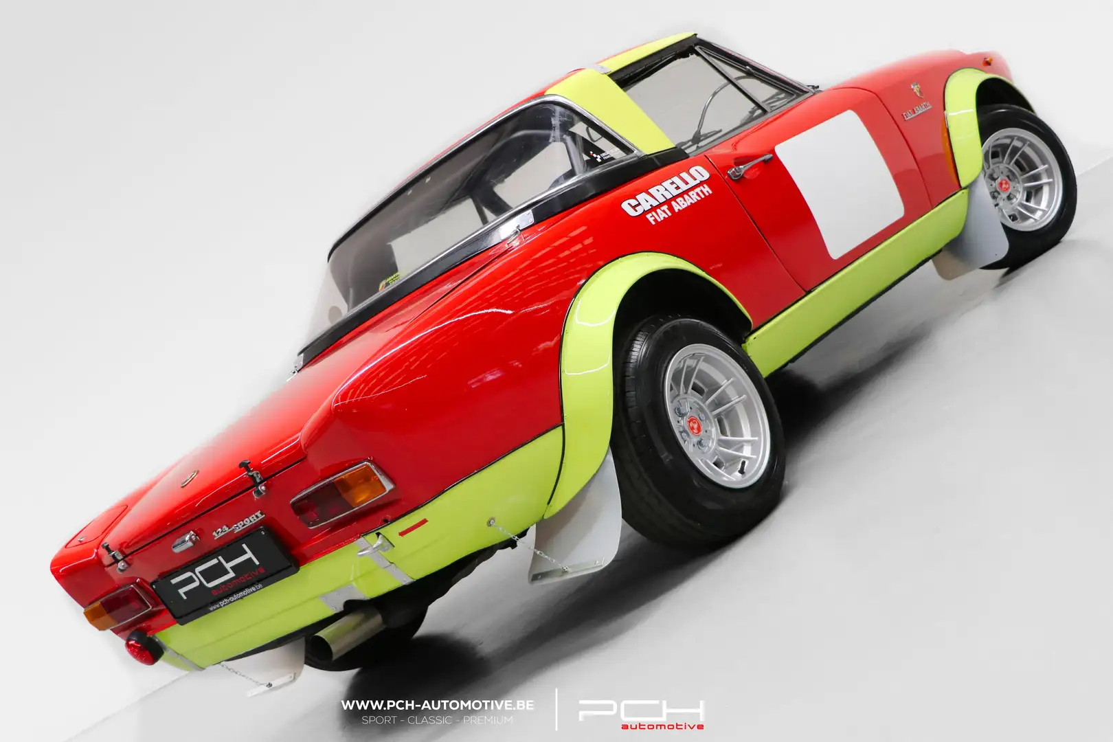 Fiat 124 Spider Sport BS1 1600 Rally + Hard-Top Rojo - 2