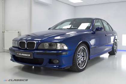 BMW M5 5-serie E39 / 4.9i V8 400pk / Avus blauw / 100% or