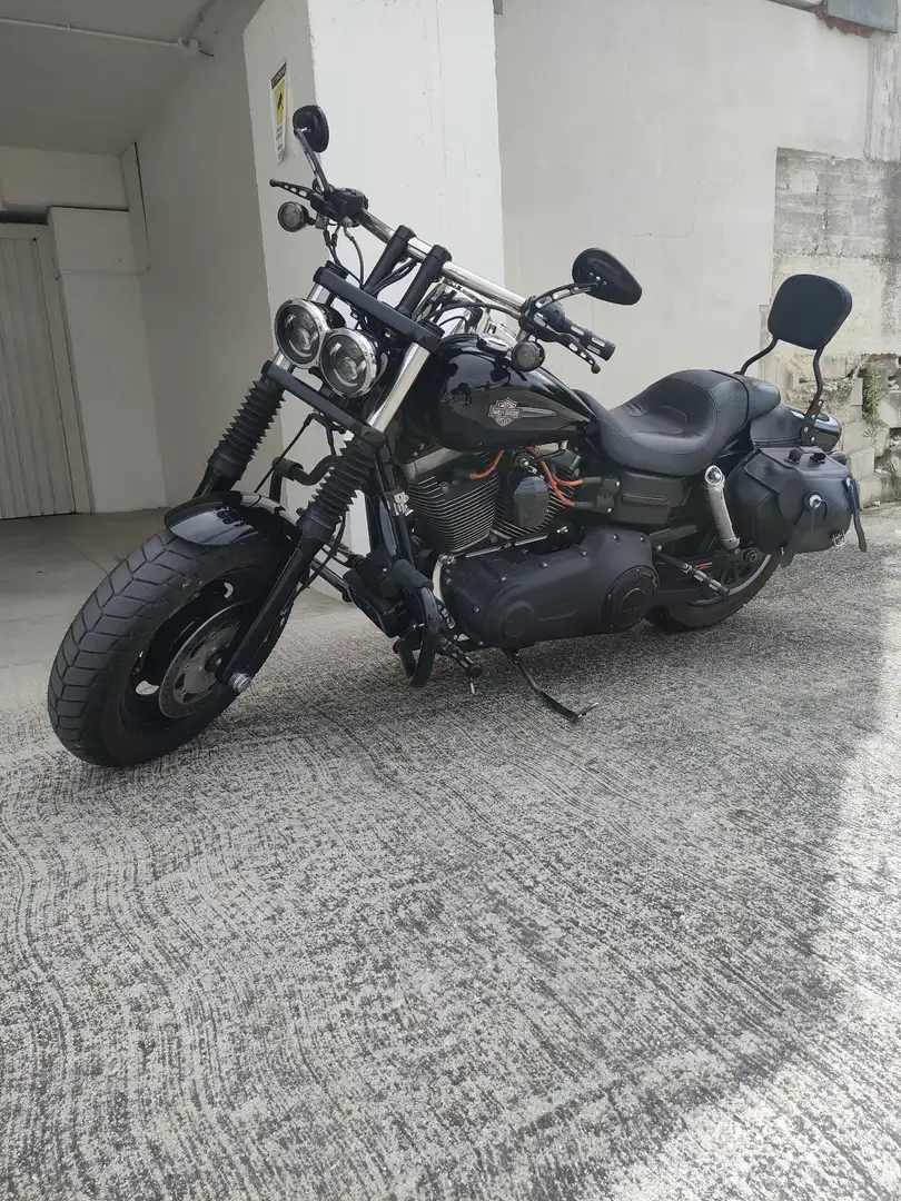 Harley-Davidson Dyna Fat Bob Negru - 1