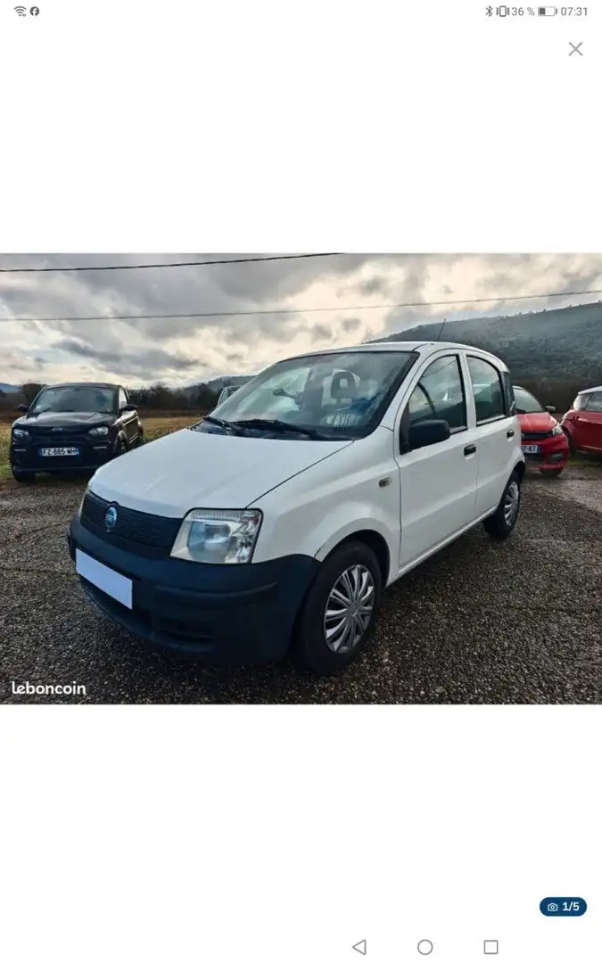 Fiat Panda 1.1i Blanc - 1