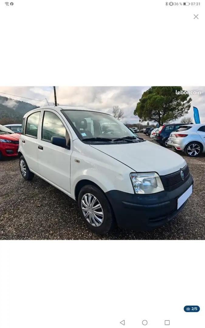 Fiat Panda 1.1i Blanc - 2