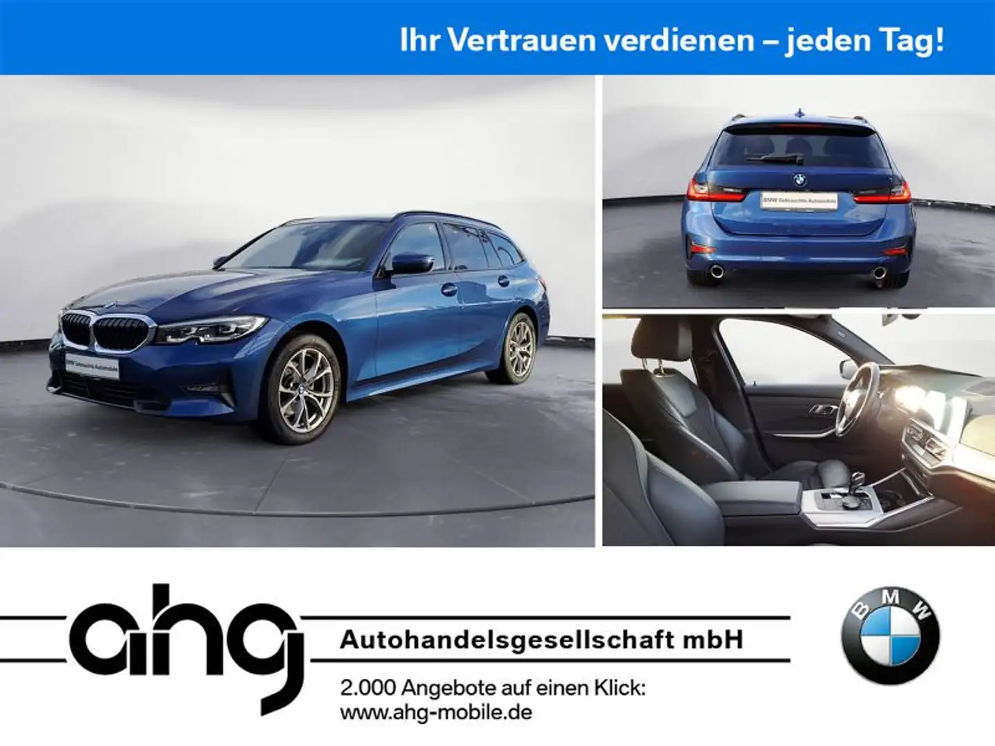 BMW 320 d xDrive Touring Sport Line Automatic Aut. Bleu - 1