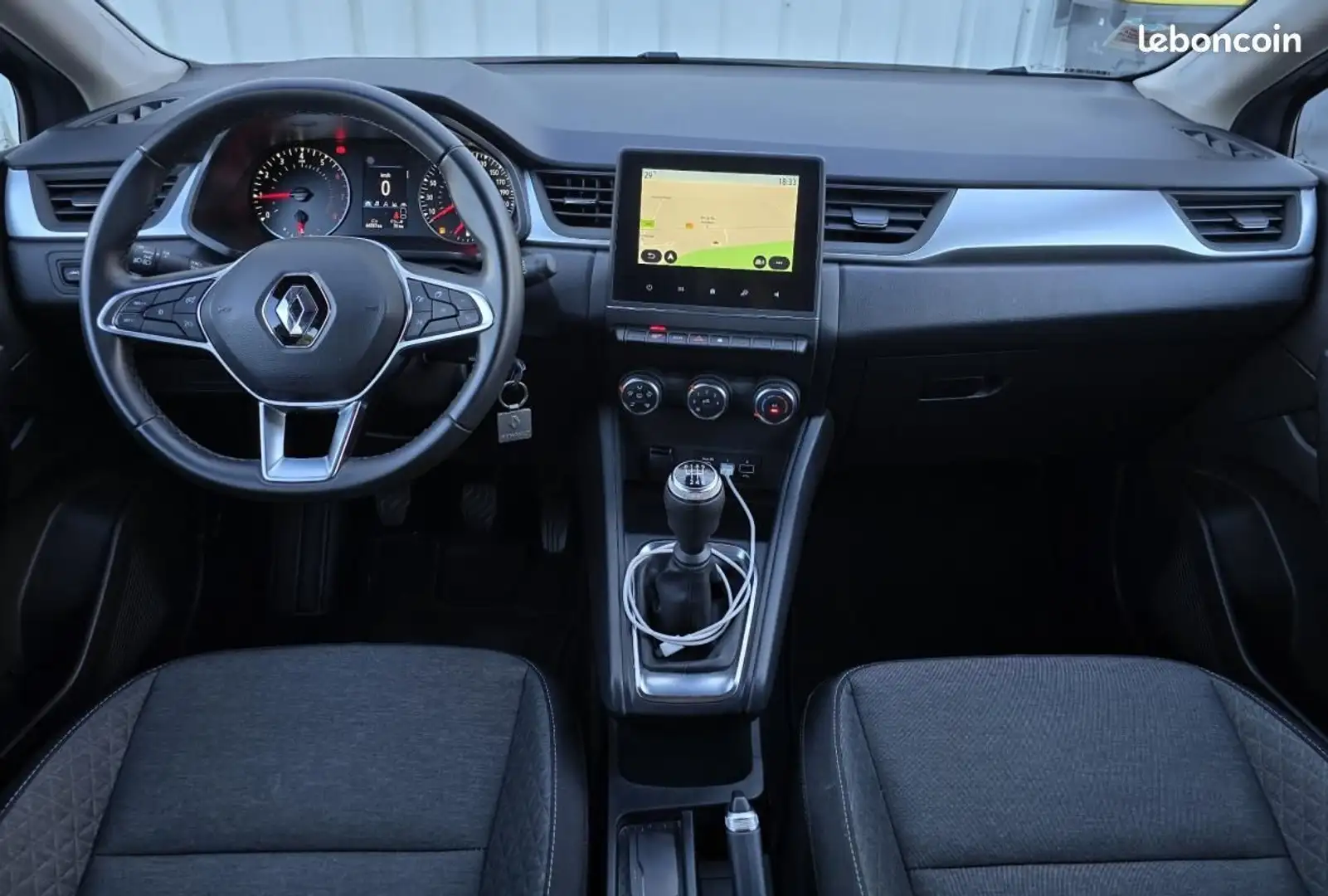 Renault Captur 1.0 TCE 90ch EVOLUTION GPS-JANTES ALU- IMMAT FRANCE Grau - 2