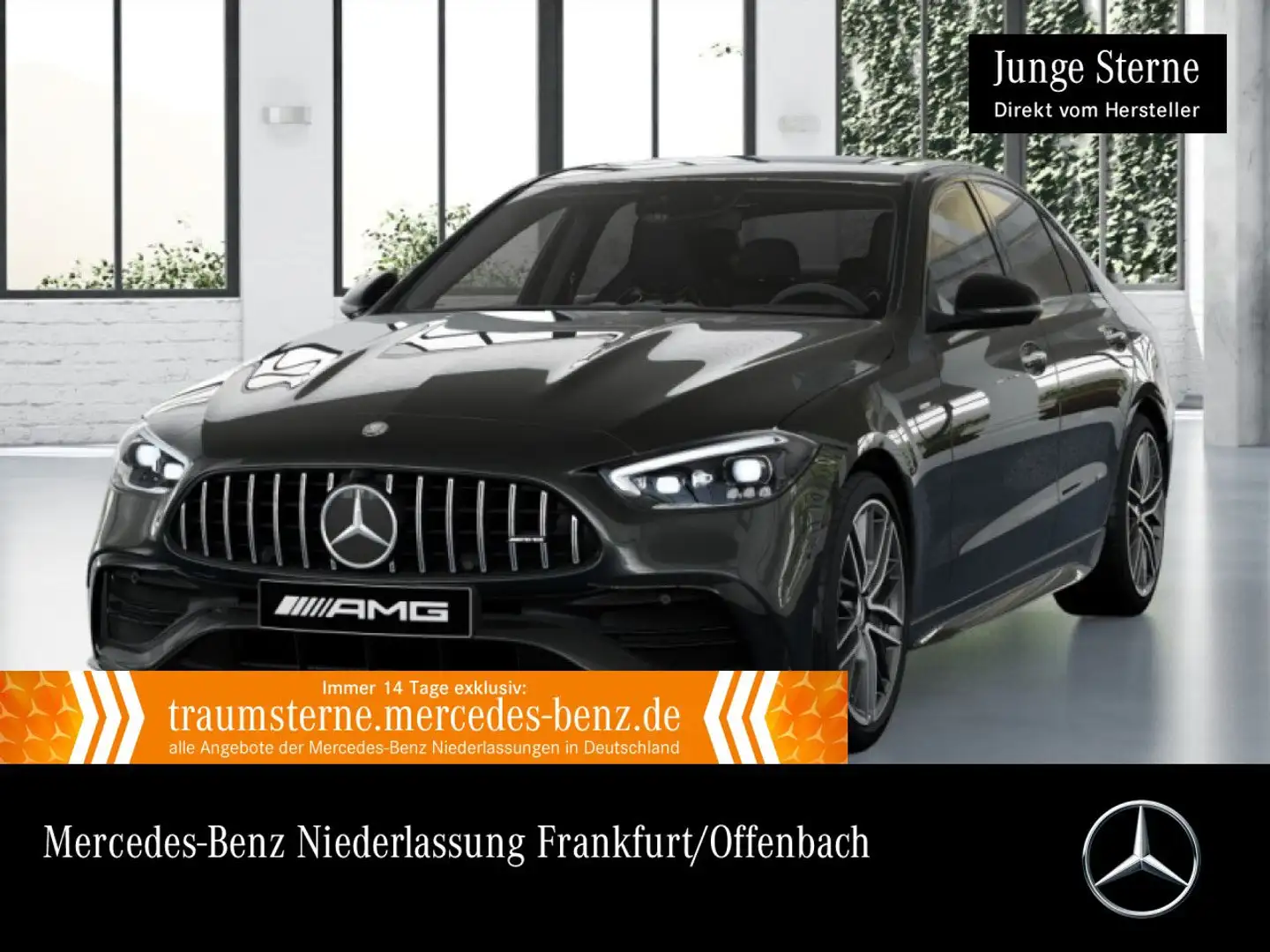 Mercedes-Benz C 43 AMG C 43 4M NIGHT+360+PERFSITZE+19"+KEYLESS+9G Grau - 1