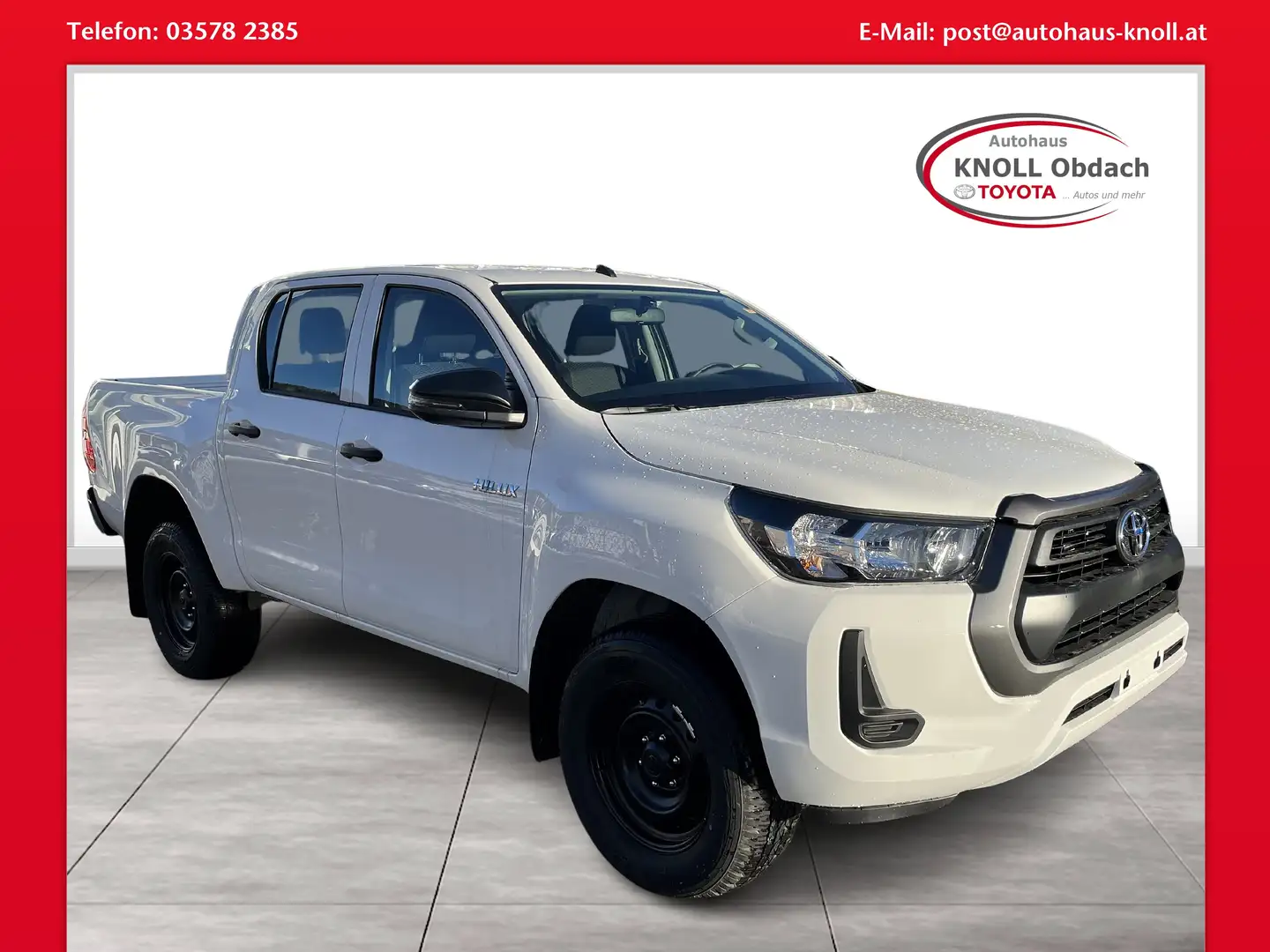 Toyota Hilux 2,8D Double Cab Country 4x4 Blanc - 1