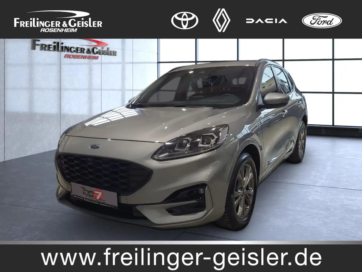 Ford Kuga ST-Line Neupreis 46530!!! Sportpaket Navi LED Zilver - 1