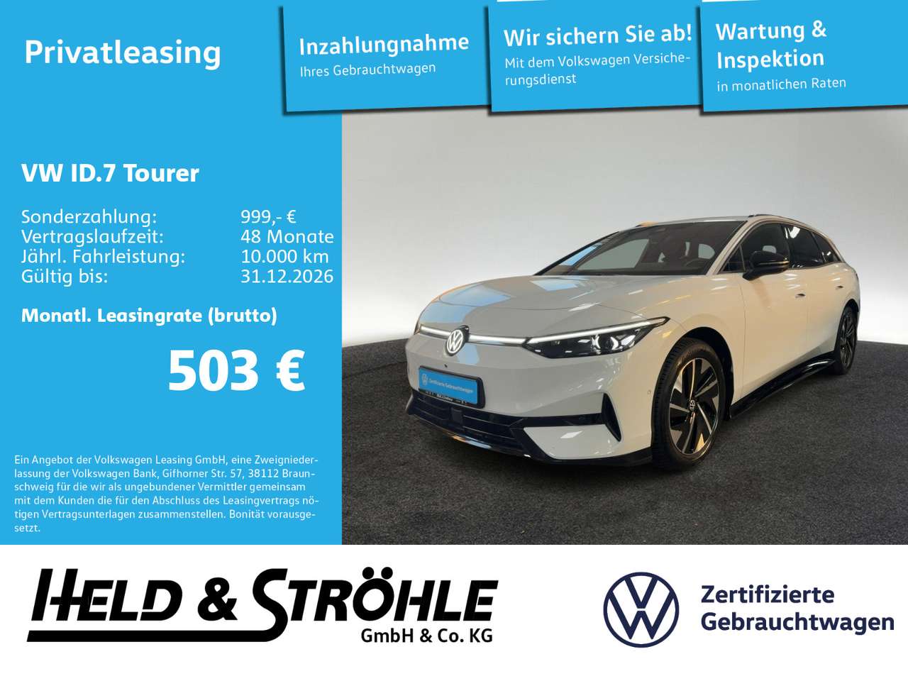Volkswagen ID.7 — Volkswagen ID.7 Pro AHK 360° HuD IQ.LED WÄPU TRAVEL
