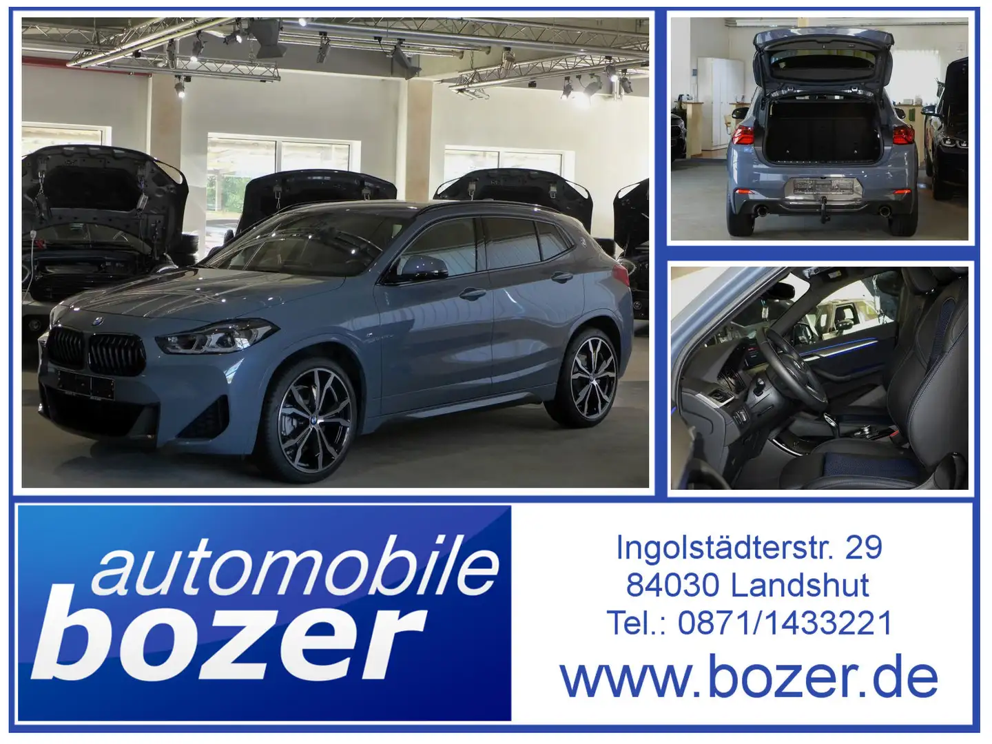 BMW X2 20d xDr MSport AHK,HUD,Kamera,H&K NP: 68.859 Grau - 1
