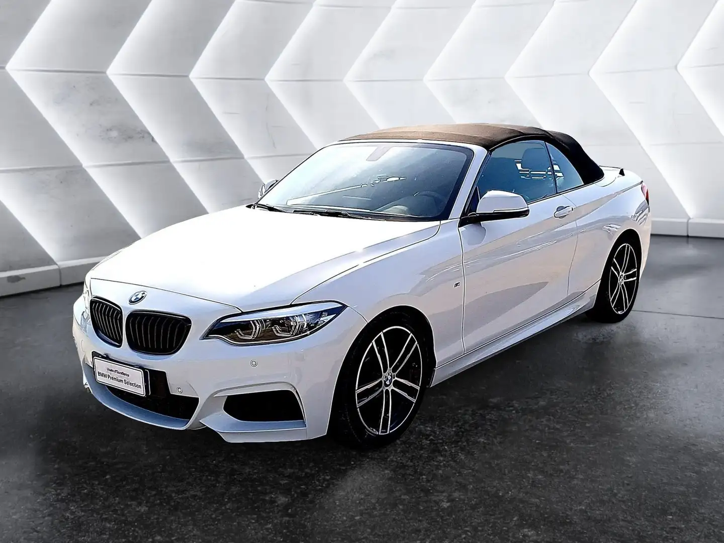 BMW 218 218i Cabrio Msport Biały - 1