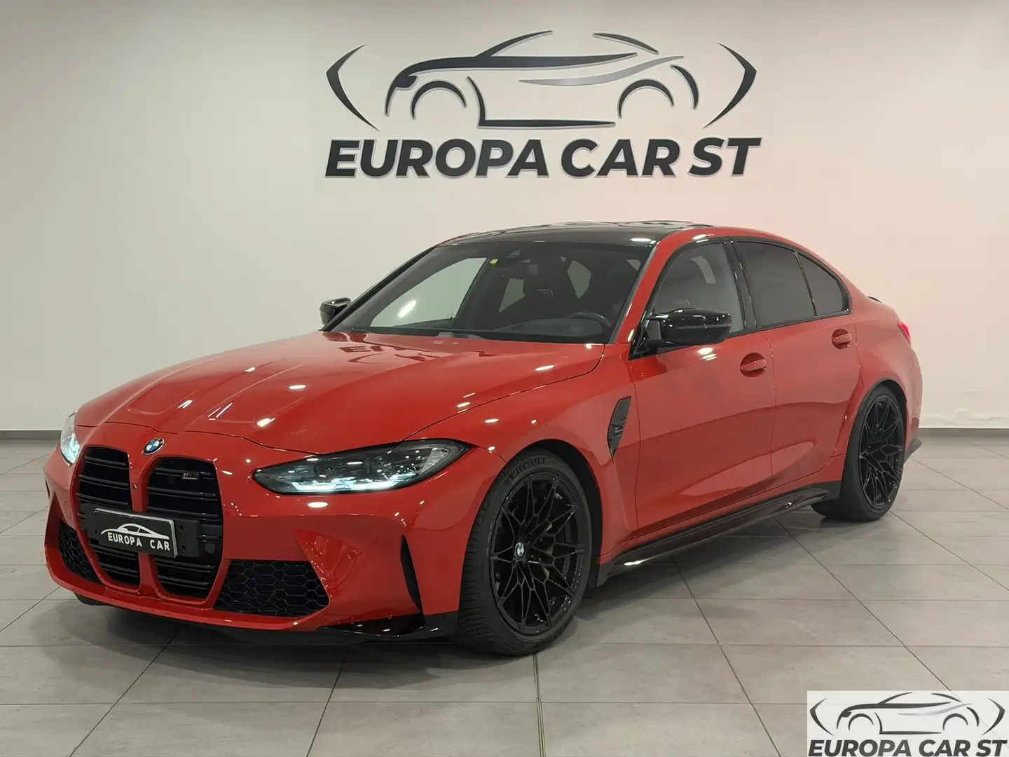 BMW M3 M3 Competition FULL CARBON  FRENI CARBO CERAMIC Rosso - 1