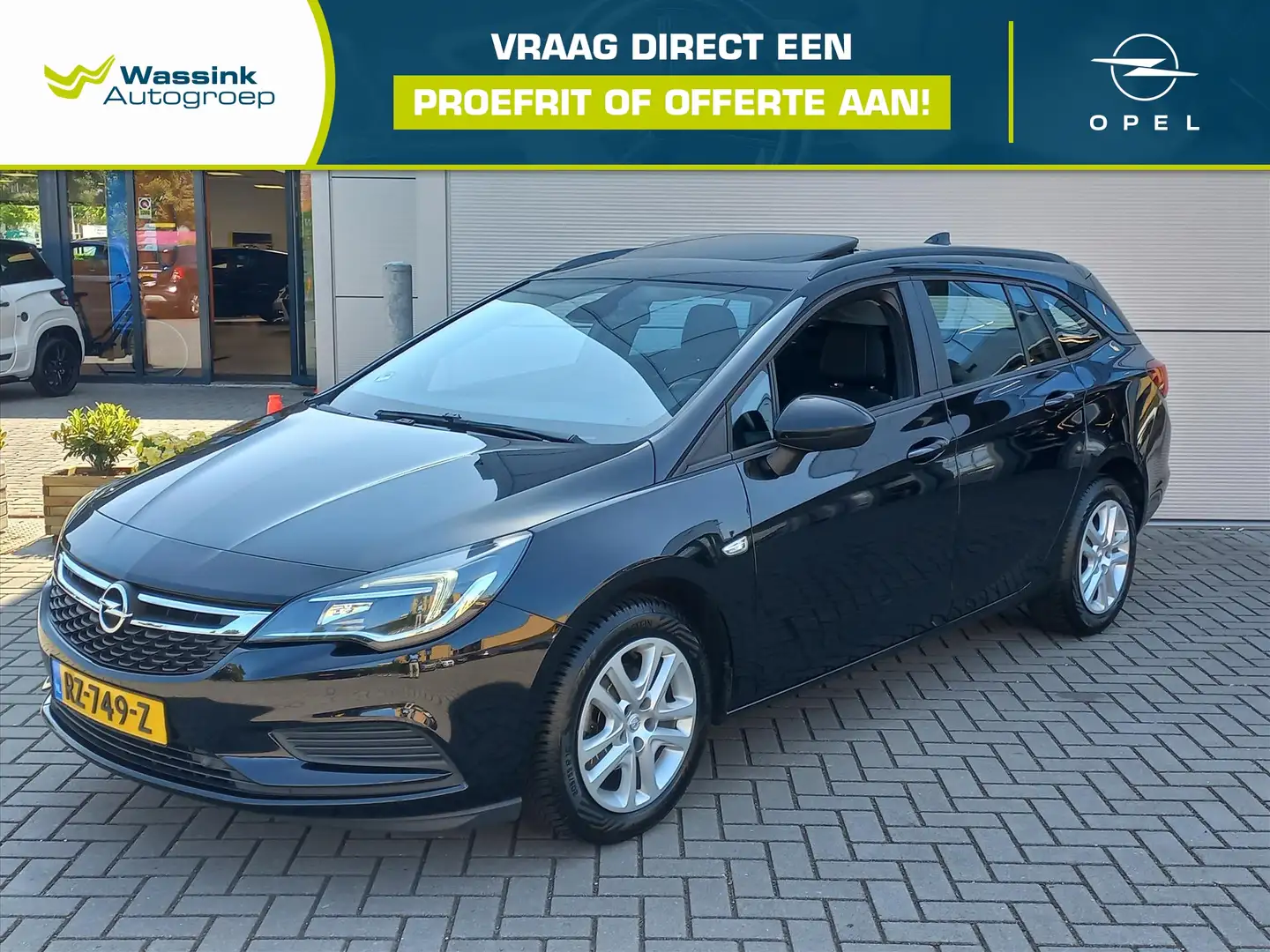 Opel Astra Sports Tourer 1.0T 105pk Online Edition | Aircondi Zwart - 1