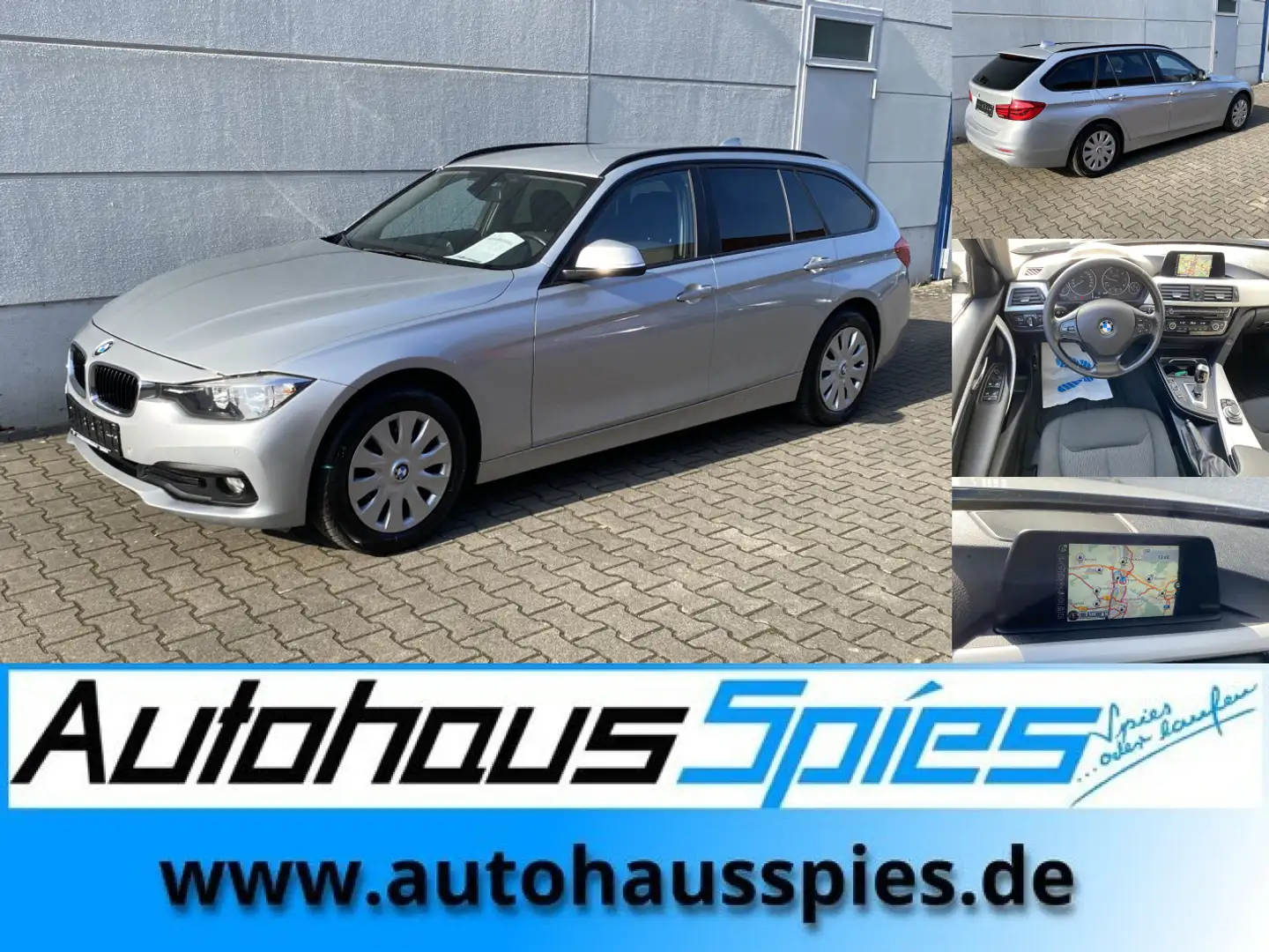 BMW 318 d Touring 8G-Aut.  (Facelift) Gewerbe Export el He Zilver - 1