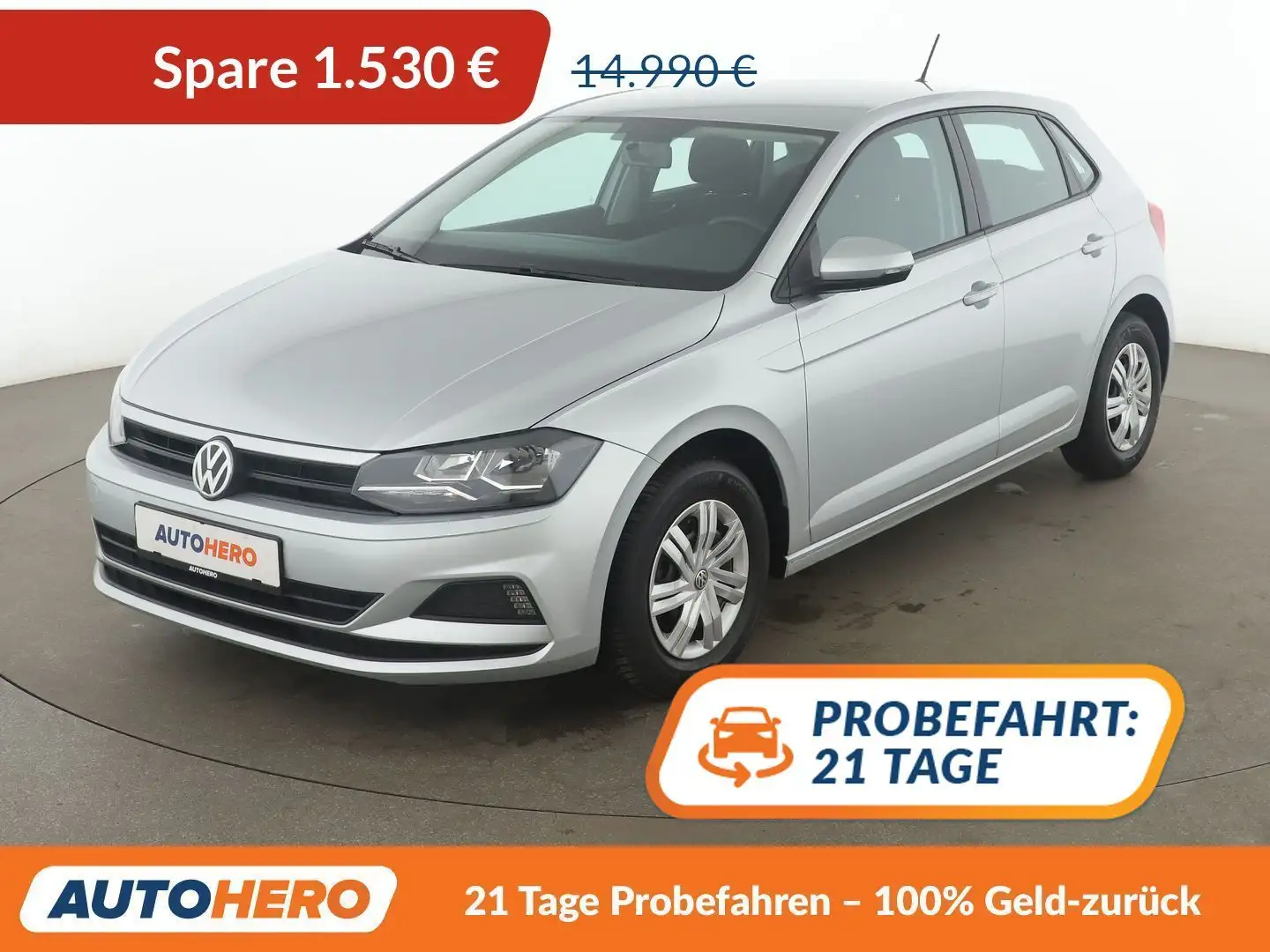 Volkswagen Polo 1.0 Edition*LIM*KLIMA*TOUCH*BLUETOOTH* Silber - 1