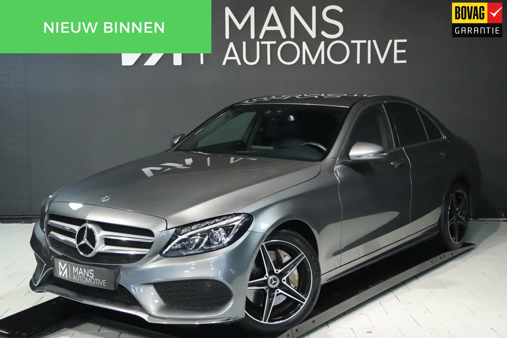Mercedes-Benz C 250 AMG / DODEHOEK / 360 / BURMESTER / DEALER SERVICE Gris - 1