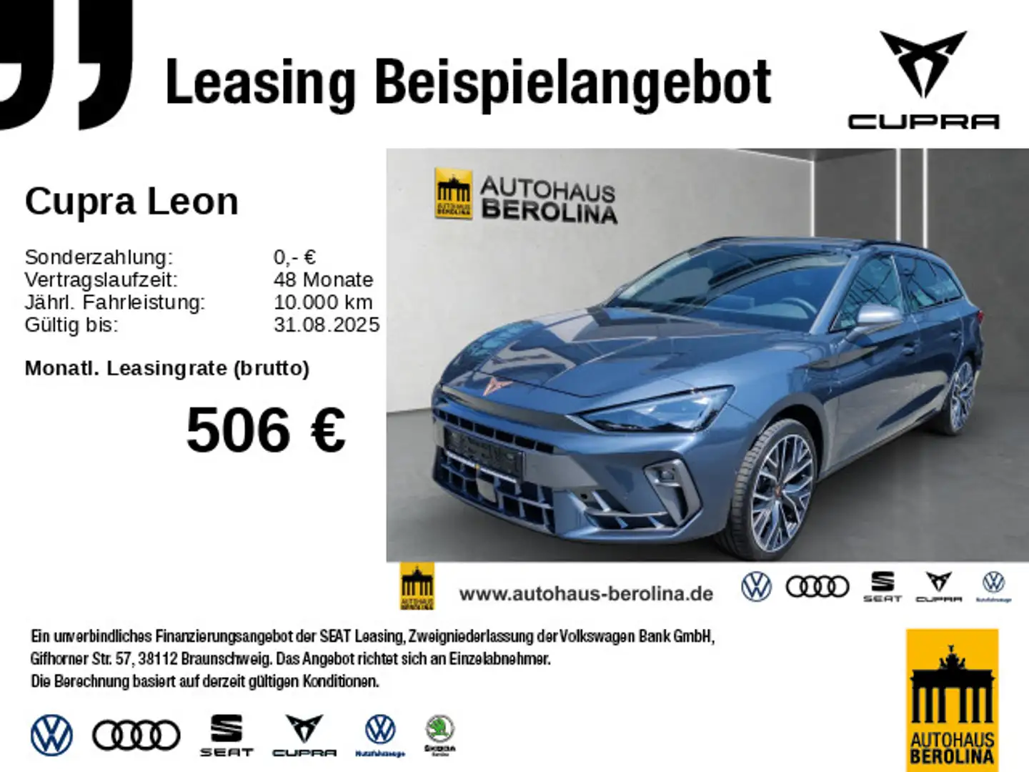 CUPRA Leon ST 1.5 e-Hybrid VZ DSG *MATRIX*AHK*ACC*SHZ* Grau - 1