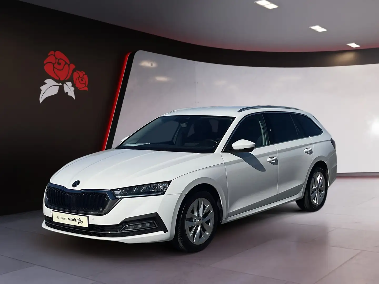 Skoda Octavia Combi 2,0 TDI DSG Style AHK LED Weiß - 2