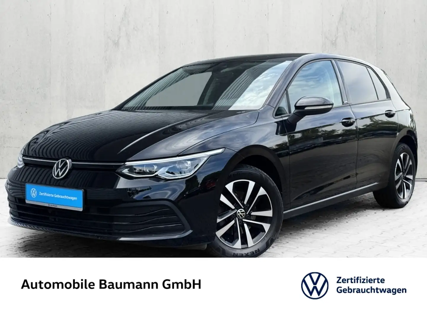 Volkswagen Golf VIII 1.5 TSI "UNITED" *LED+*NAVI*ACC* Negro - 1