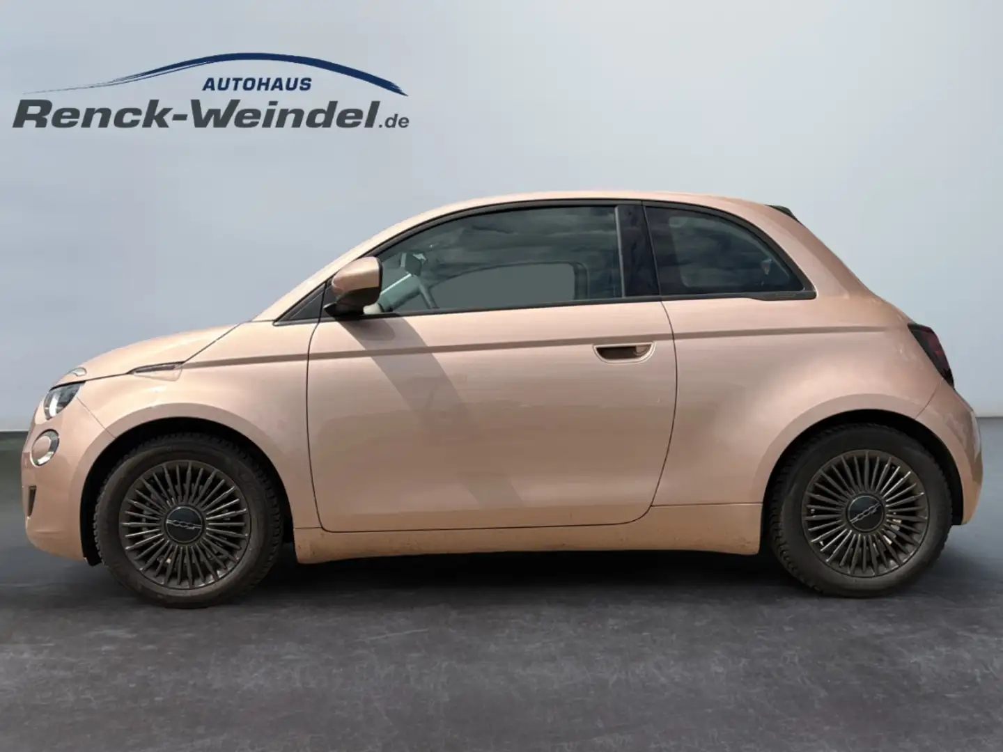 Fiat 500e Soundsystem LED Apple CarPlay Android Auto Gold - 2