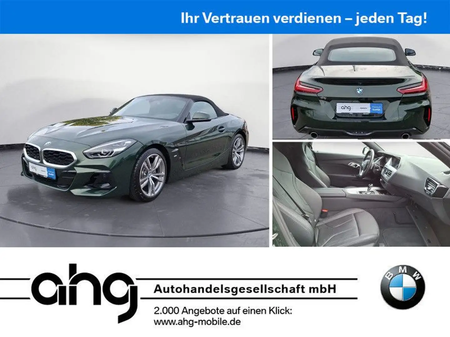 BMW Z4 sDrive20i Cabrio Sport Aut. Driving Assistant Verde - 1