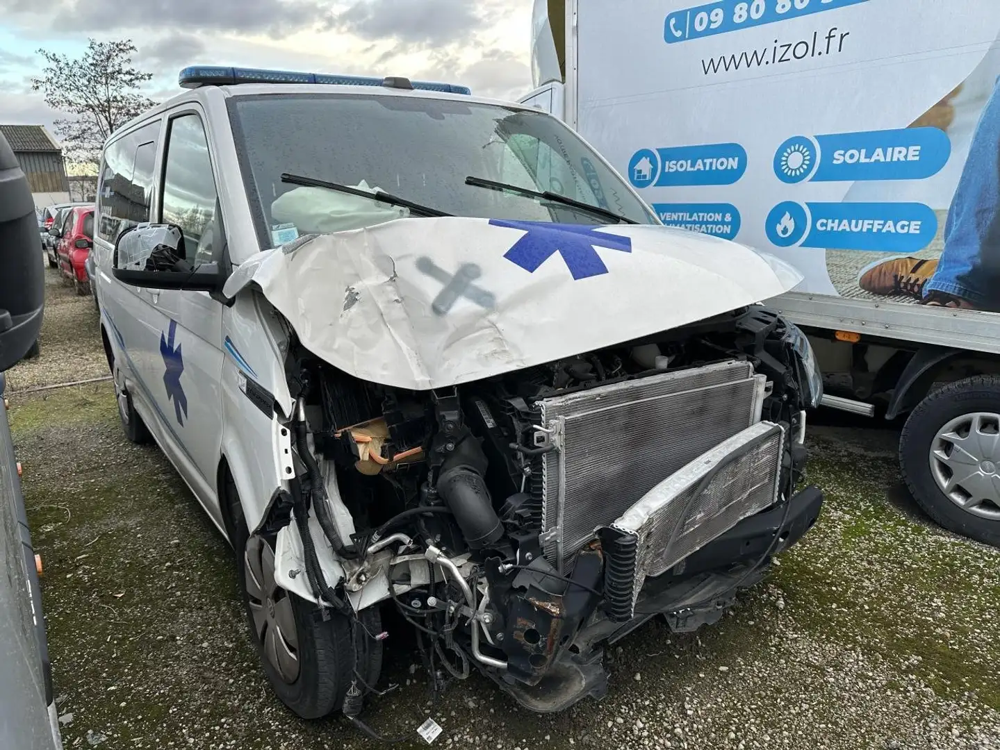 Volkswagen T6 Transporter T6 SG 2.0 16V AMBULANCE Blanc - 2