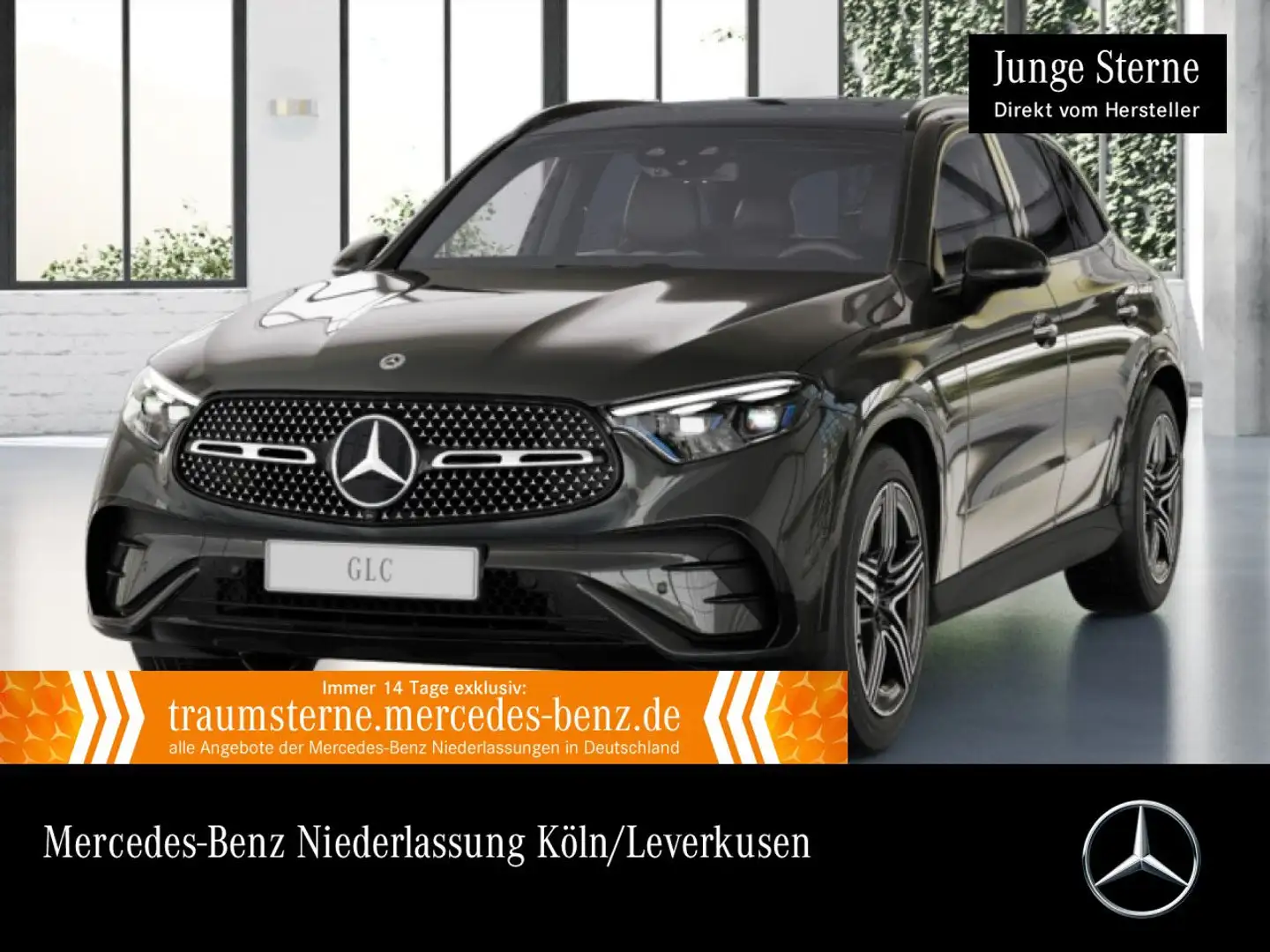 Mercedes-Benz GLC 300 de 4M AMG+NIGHT+PANO+360+BURMESTER+KEYLESS Grau - 1