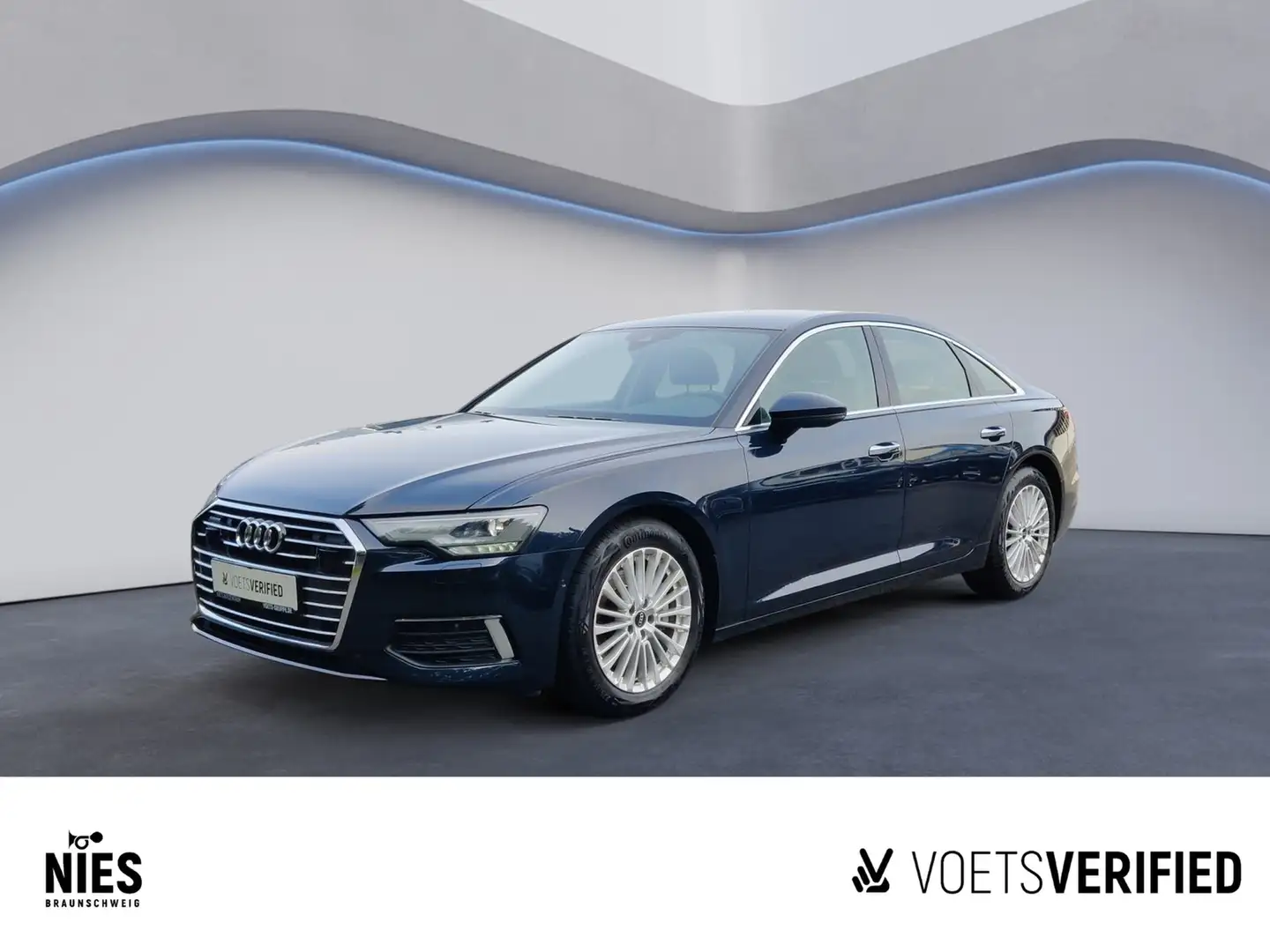 Audi A6 Limousine 45 TDI quattro LED+RearView+STANDHZG Blau - 1