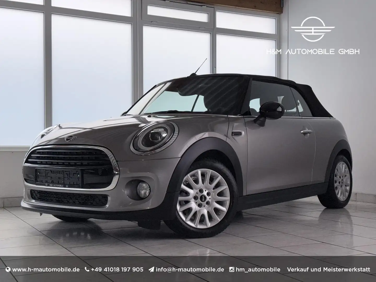 MINI Cooper Cabrio -Bluetooth/LED/Tempomat/Sitzheizung Argent - 1