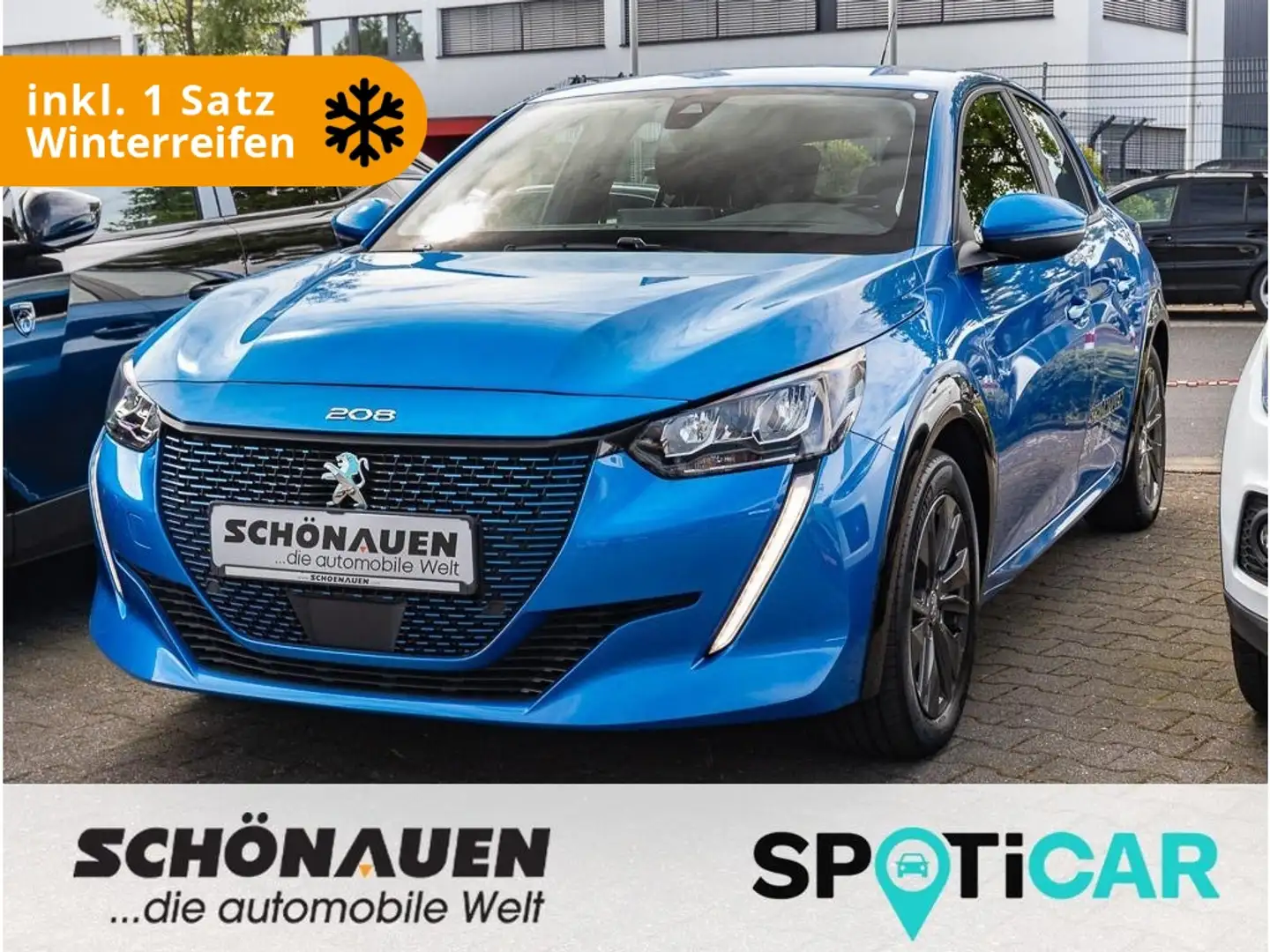 Peugeot 208 ELEKTRO136 ACT PACK ++WR+AUT+OBC11KW+HSA++ Bleu - 1