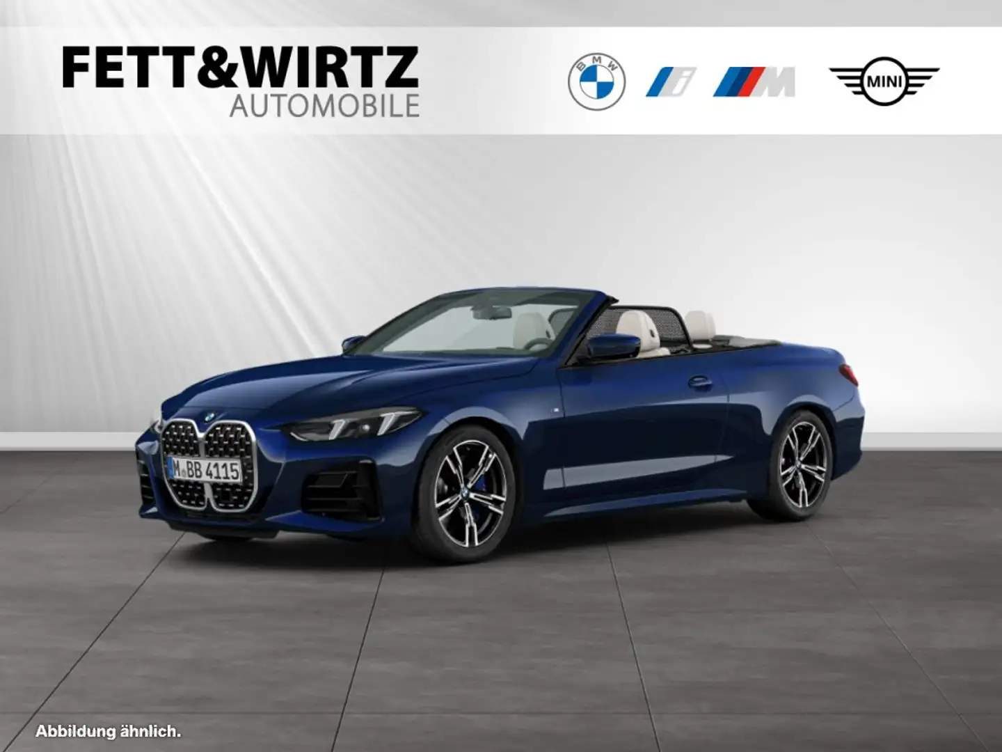 BMW 420 i Cabrio M Sportpaket|AHK|Head-Up|HiFi Blau - 1