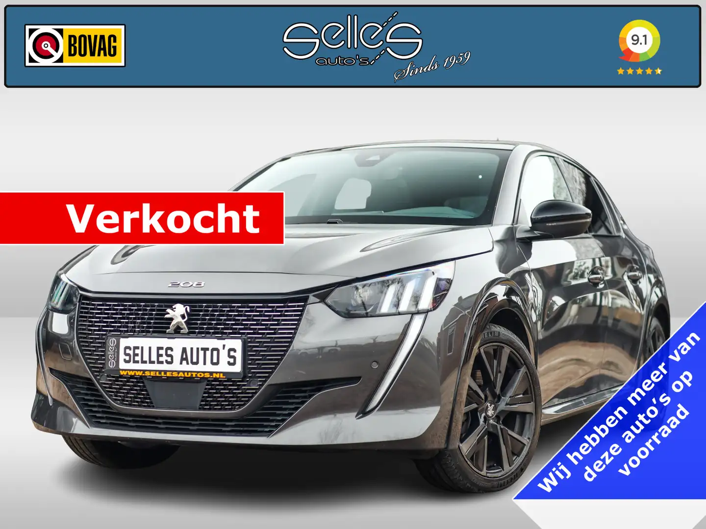 Peugeot 208 GT 130CV Camera | Applecarplay | Navigatie | Adapt Gris - 1