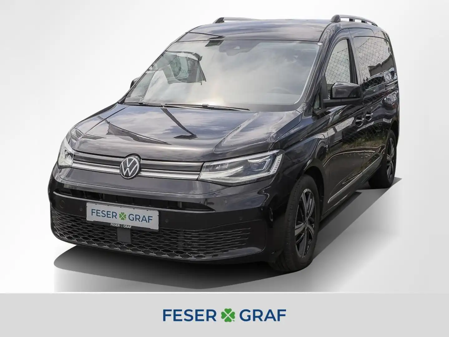 Volkswagen Caddy Style 2.0 TDI DSG Navi AHK LED Schwarz - 1