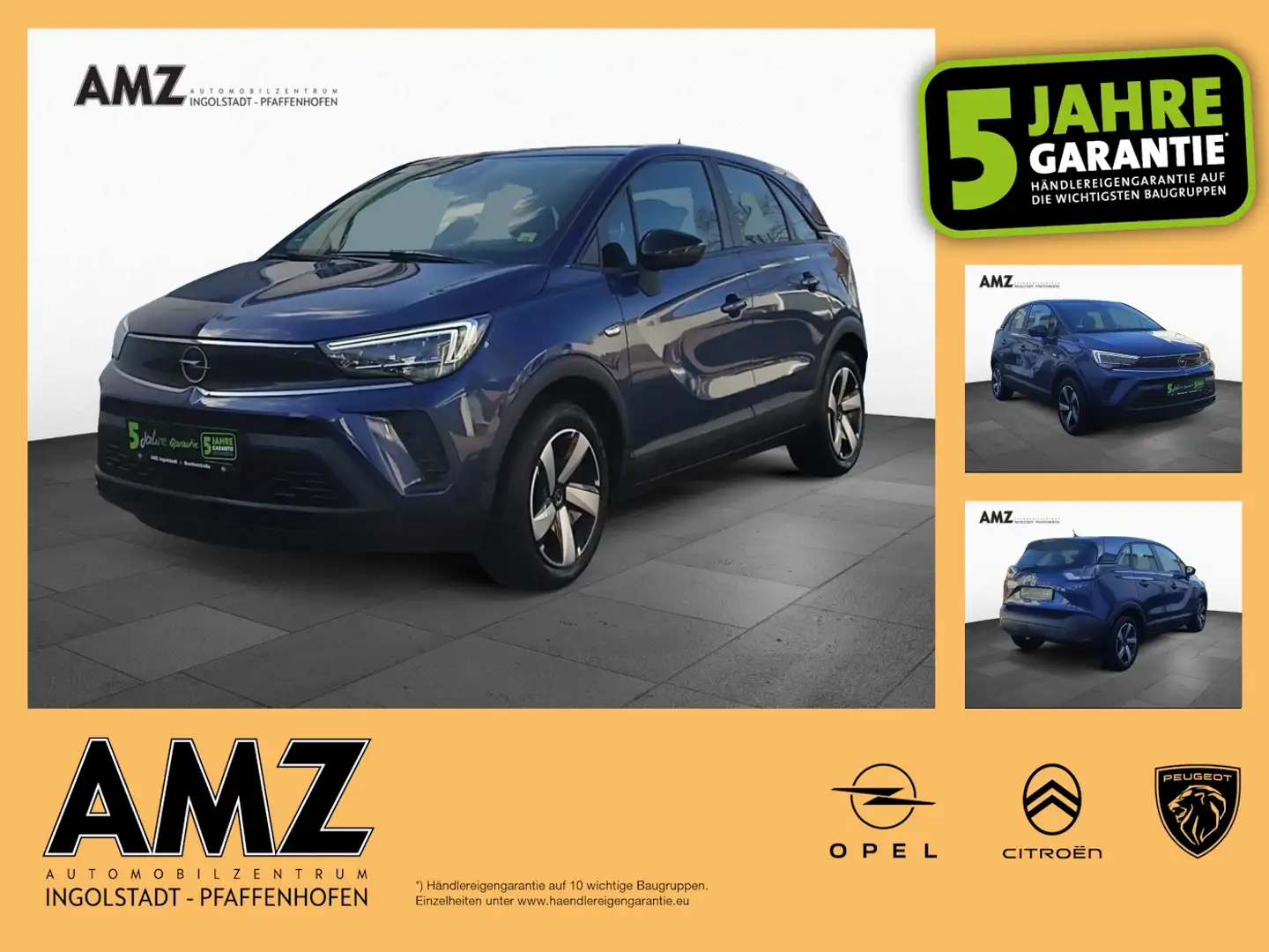 Opel Crossland 1.2 Edition Top Zustand Bleu - 1
