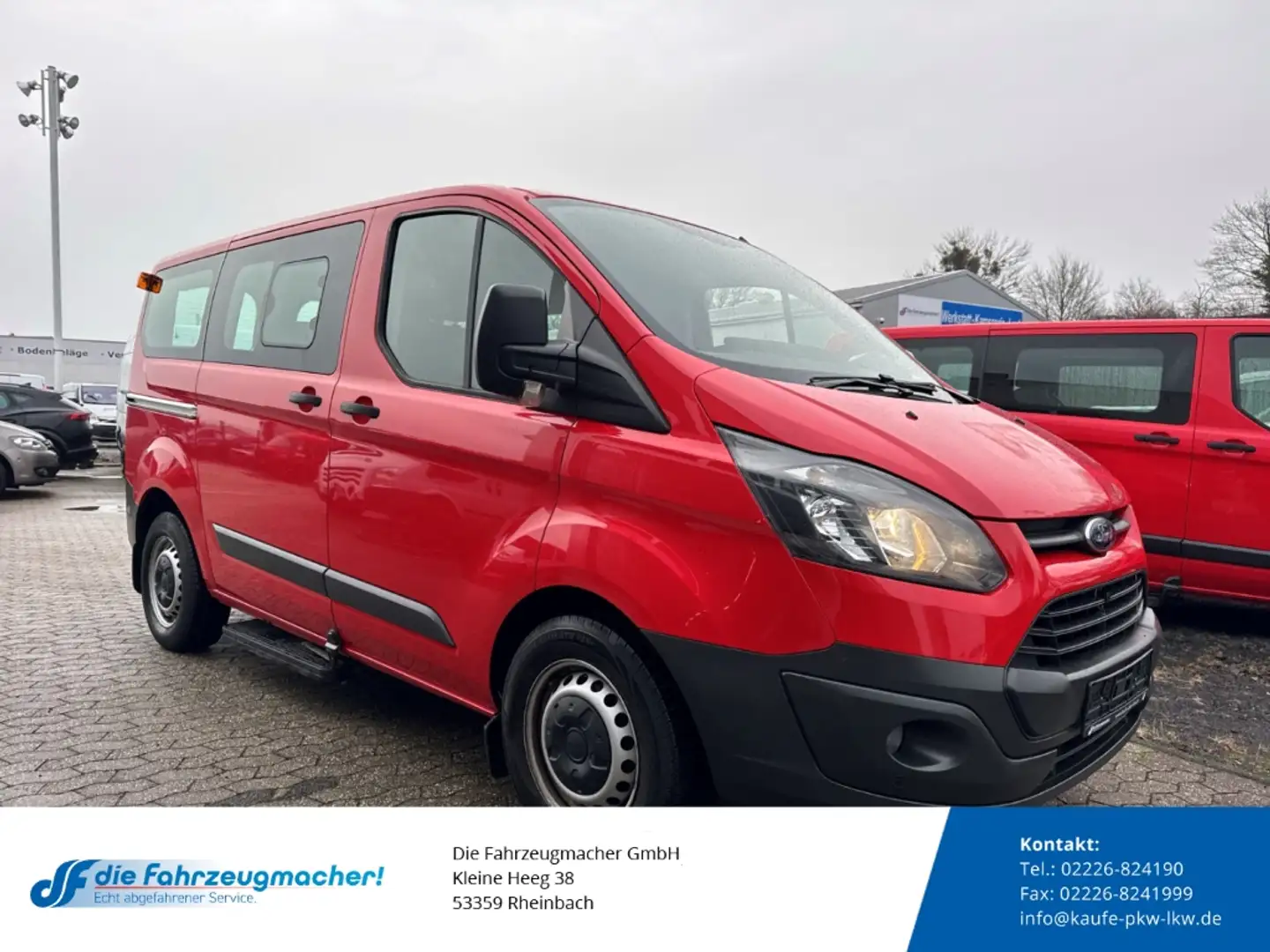 Ford Transit Custom 300 L1  Multif.Lenkrad *7058*KLIMA Rouge - 1