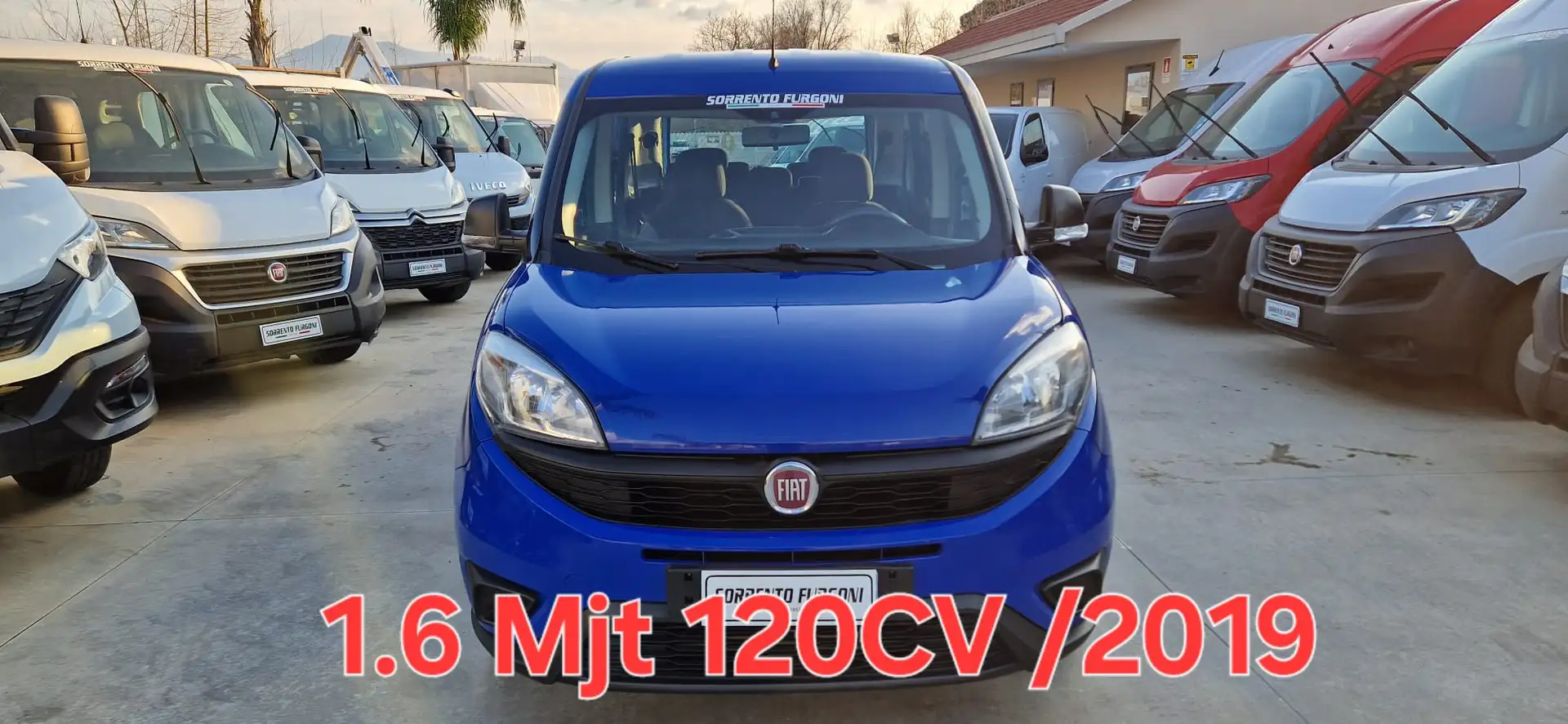 Fiat Doblo 7 POSTI  1.6 mjt 16v Easy s Bleu - 2