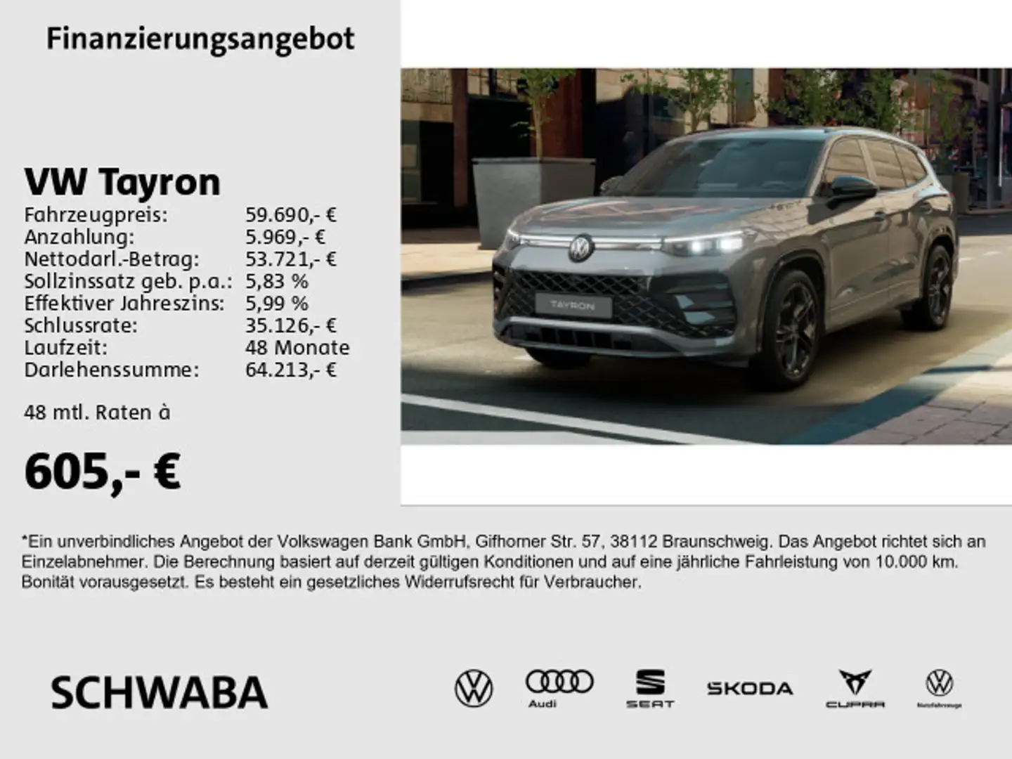 Volkswagen Tayron R-Line 2,0TDI SCR 4M*StdHz*AHK*PANO*20''* Gri - 1