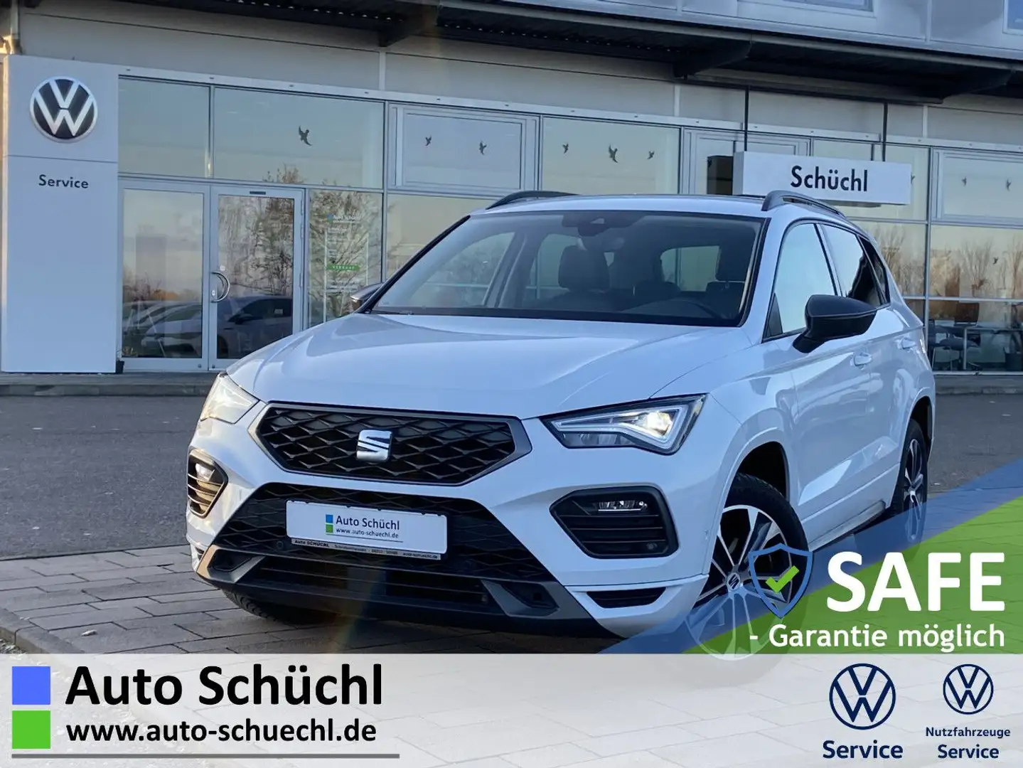 SEAT Ateca 1.5 TSI DSG FR-LINE 17"+GARANTIE+NAVI-PRO+ Weiß - 1