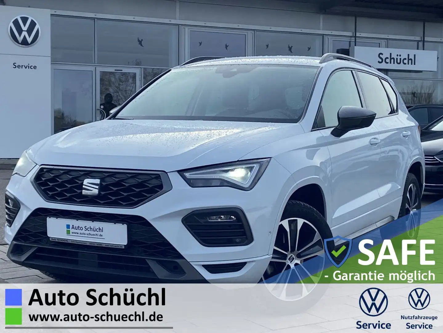 SEAT Ateca 1.5 TSI DSG FR-LINE 17"+GARANTIE+NAVI-PRO+ Weiß - 1