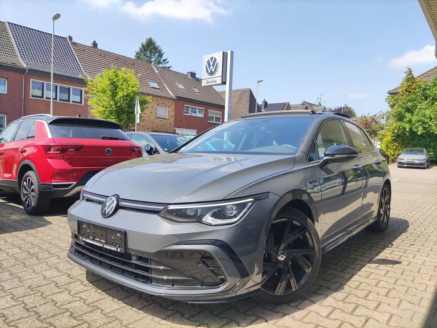 Volkswagen Golf VIII R-Line eTSI,PANO,KAM,Black-Style,WR Gris - 1