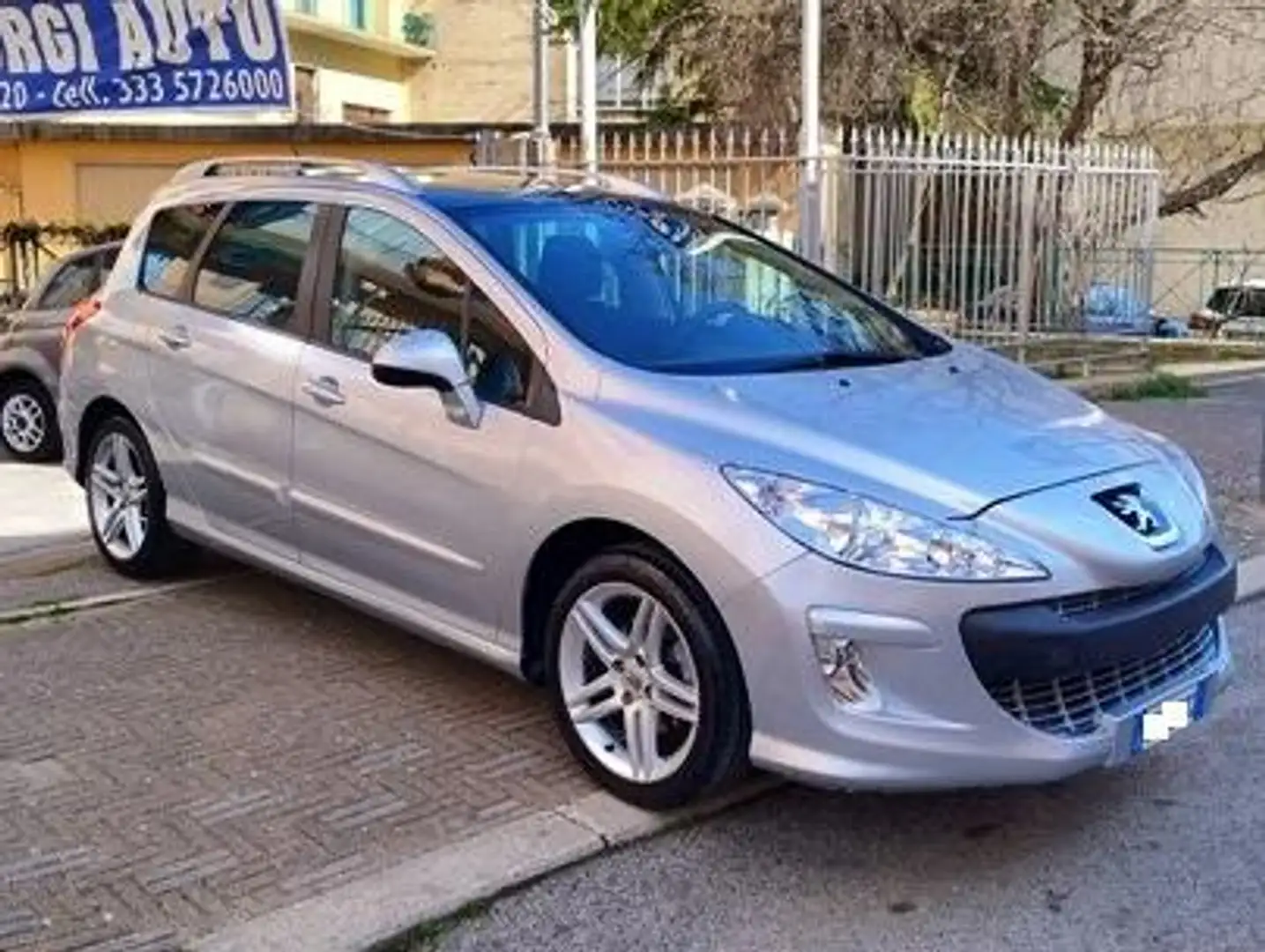 Peugeot 308 308 SW 1.6 hdi 16v Feline Ciel 110cv fap Argento - 1