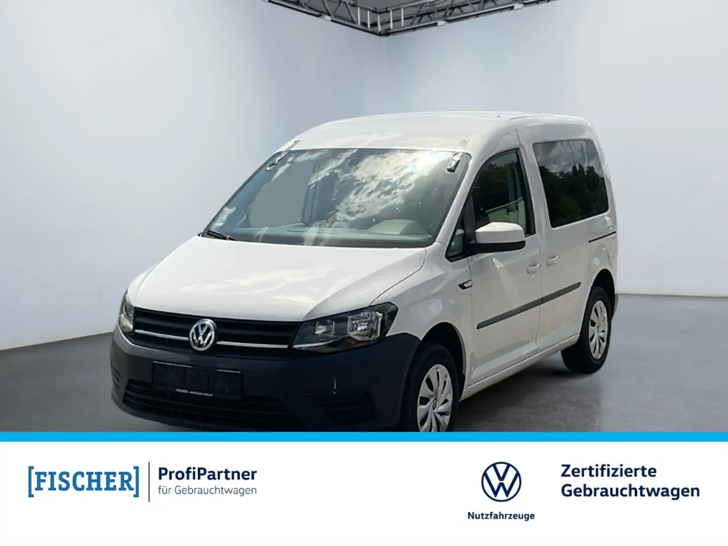 Volkswagen Caddy 2.0TDI Trendline Klima GRA PDC hinten Weiß - 1