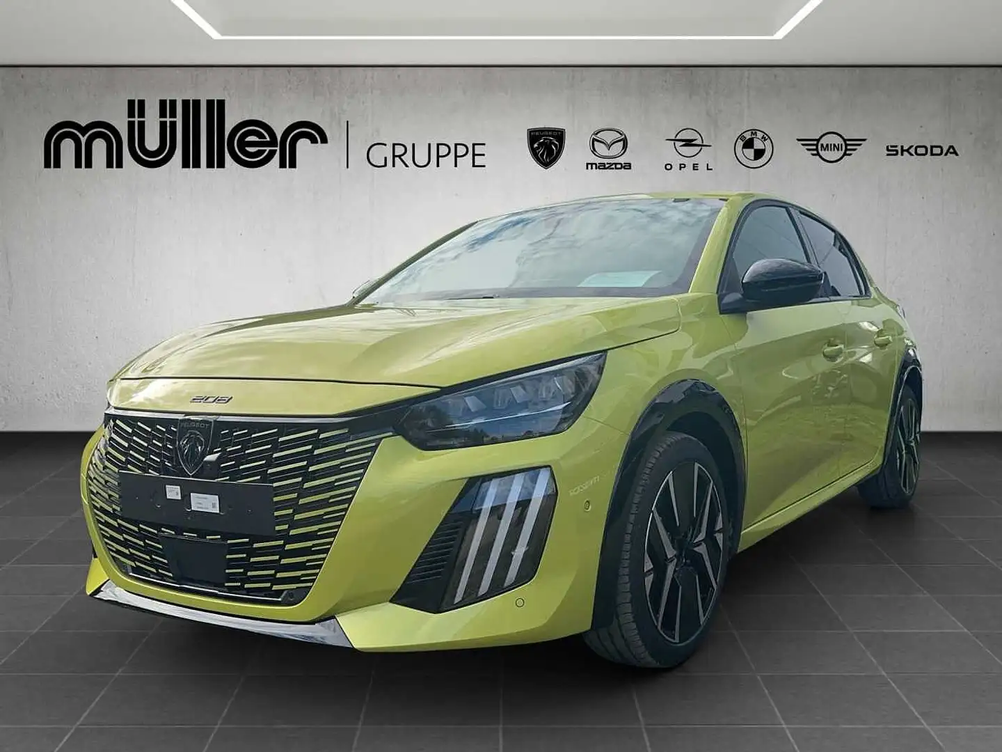 Peugeot 208 PureTech 100 GT Jaune - 1