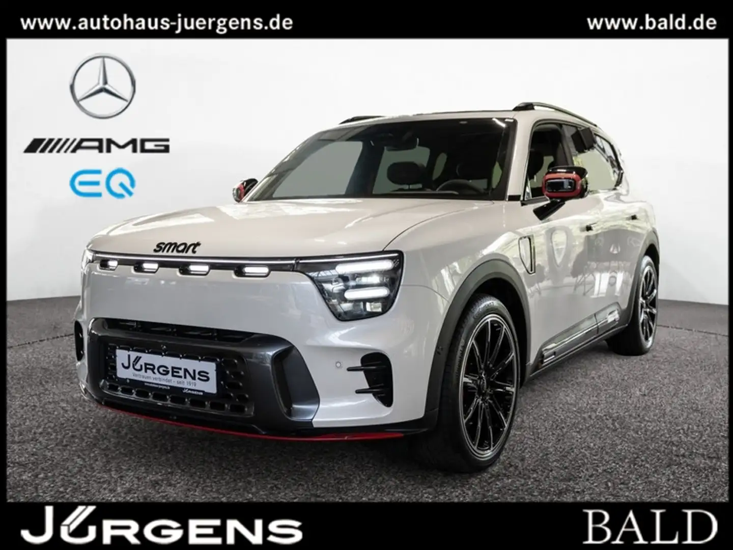 smart #5 BRABUS +Sitzklima+Navi+360+HUD+Totw+Distr+SHZ Weiß - 1