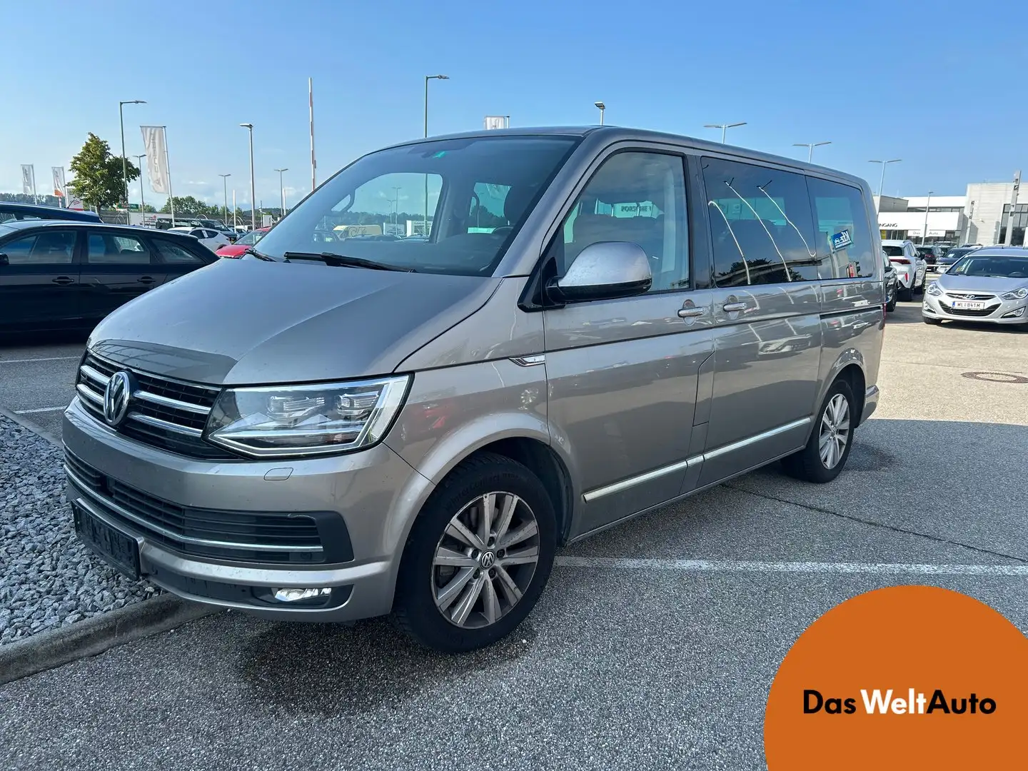 Volkswagen T6 Multivan VW T6 Multivan Highline 2,0 TDI 4Motion BMT DS Brun - 1