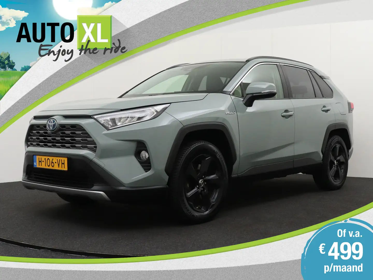 Toyota RAV 4 2.5 Hybrid Business Plus Leder-Bekleding Camera Ca Groen - 1