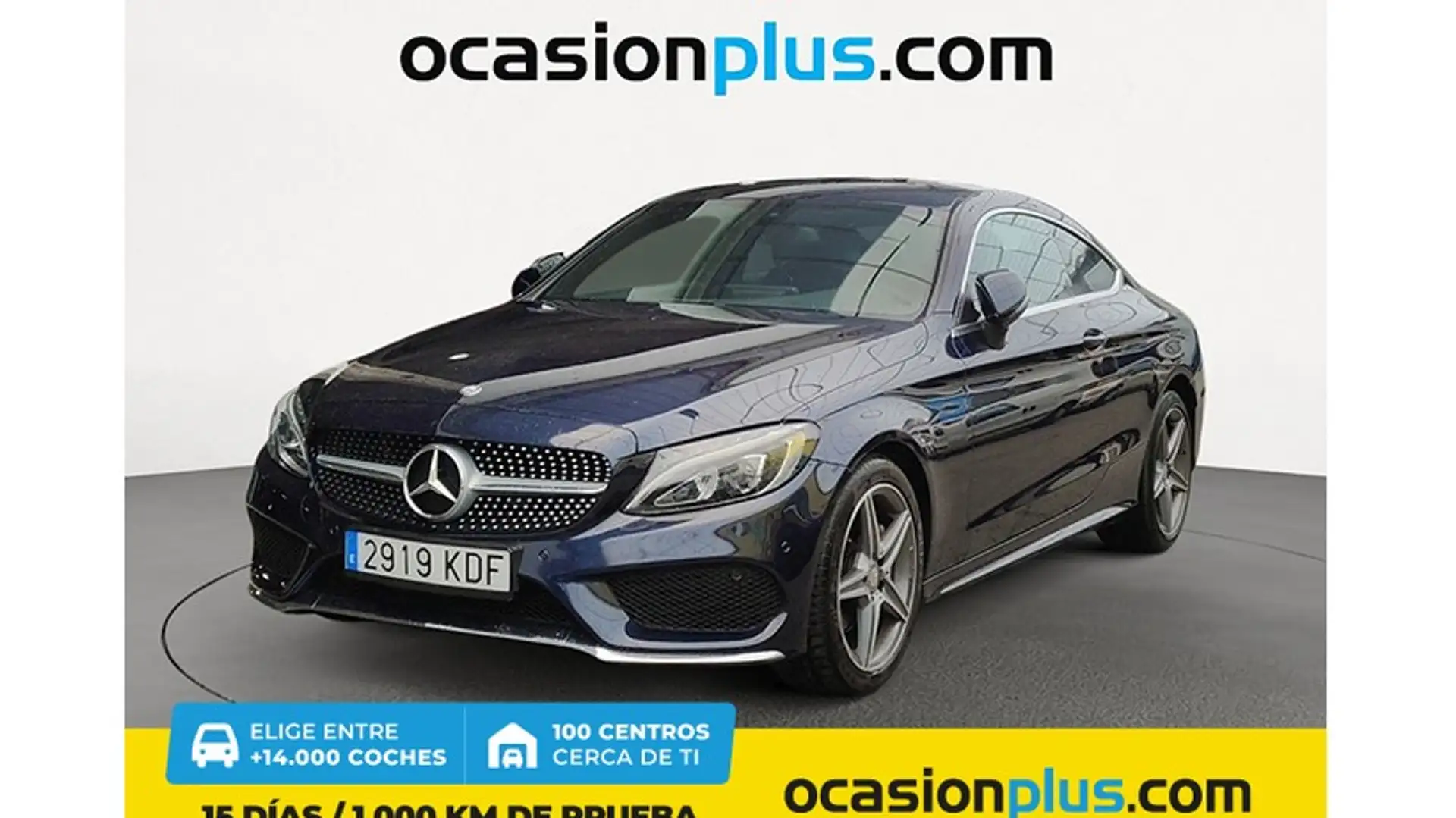 Mercedes-Benz C 220 Coupé 220d Bleu - 1