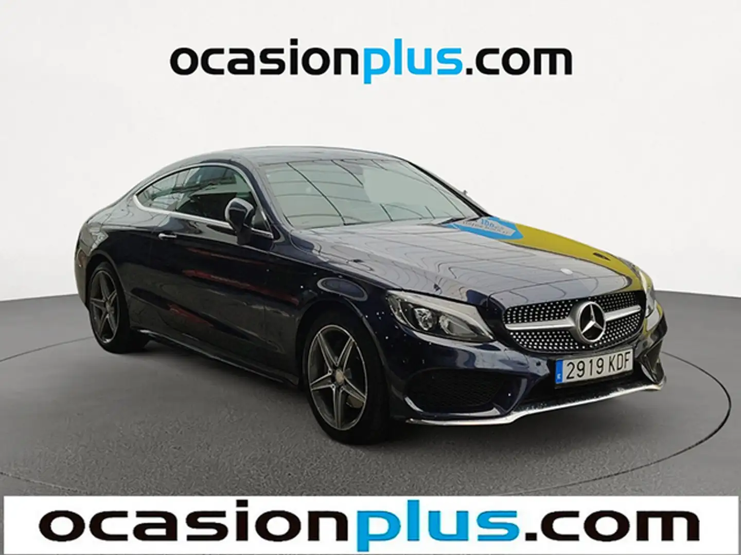Mercedes-Benz C 220 Coupé 220d Bleu - 2