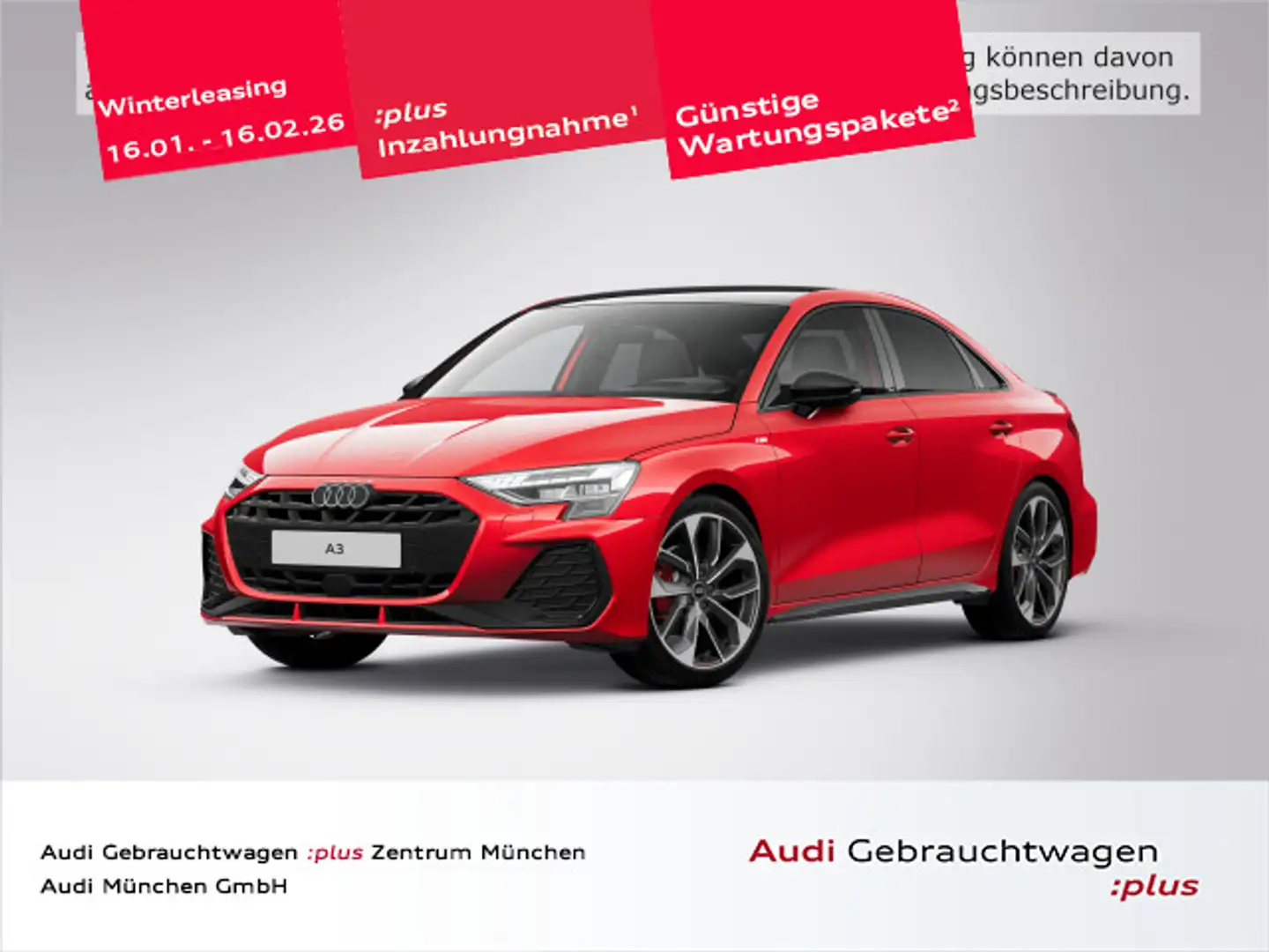 Audi A3 35 TFSI S tronic S line AHK/Carbon/ Rot - 1