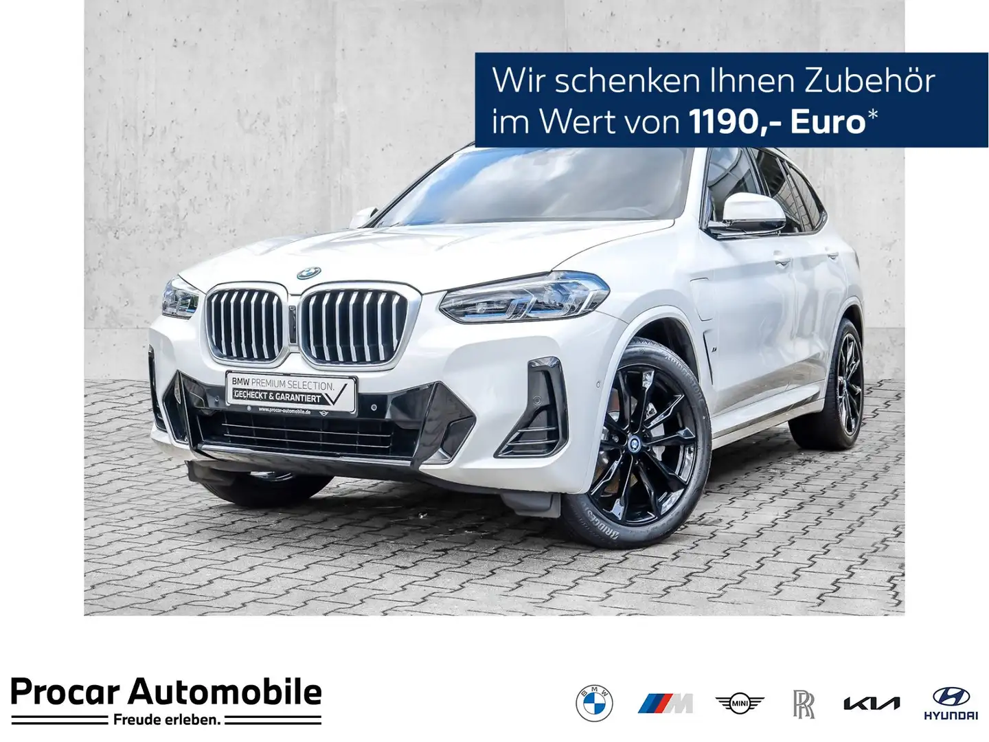 BMW X3 xDrive30e Weiß - 1