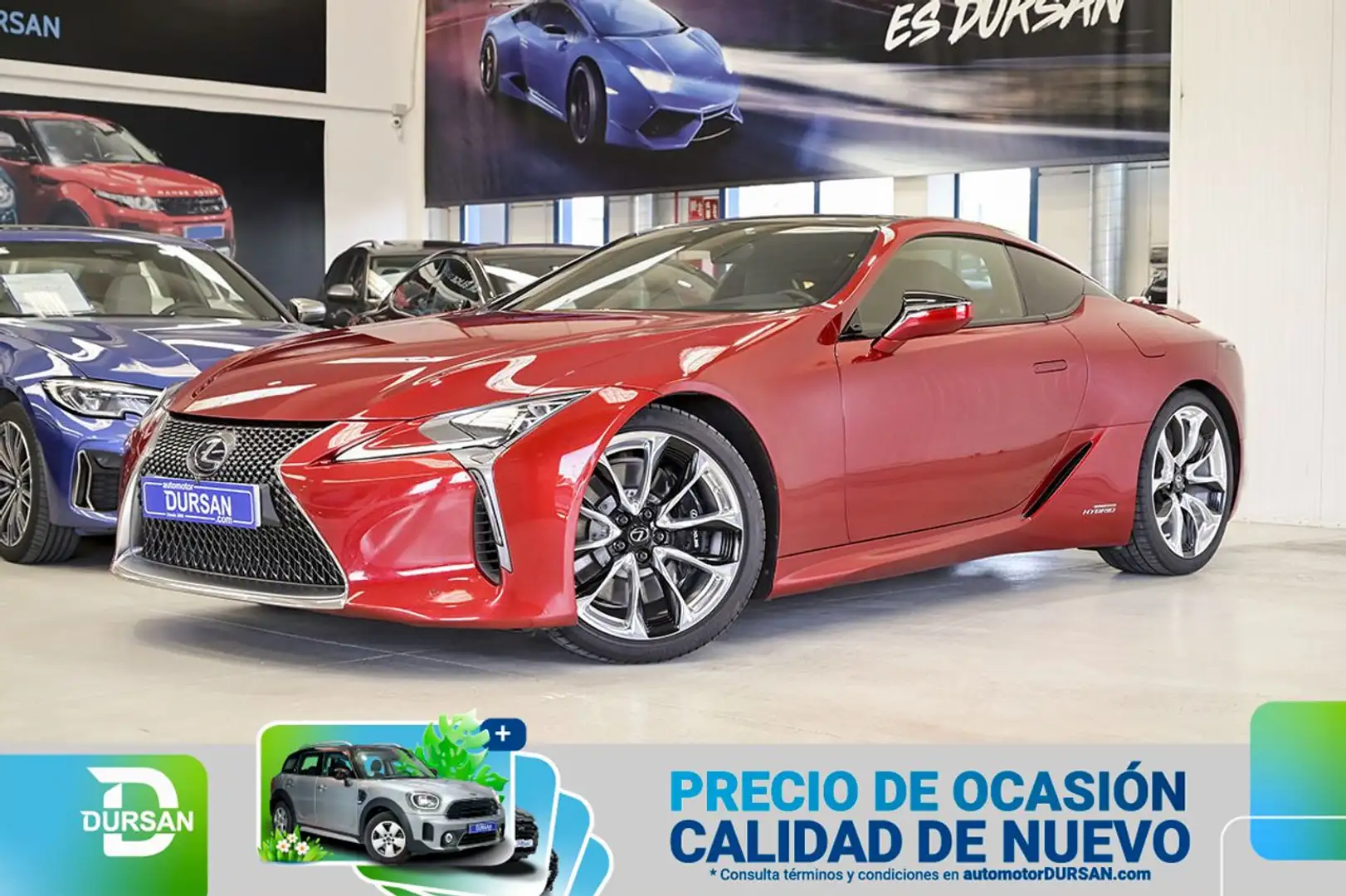 Lexus LC 500h 3.5 V6 Sport Rojo - 1