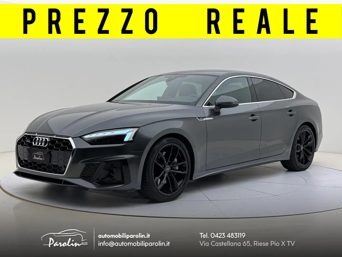Audi A5 Sportback 45 2.0 tfsi mhev S-Line edition quattro Grigio - 1